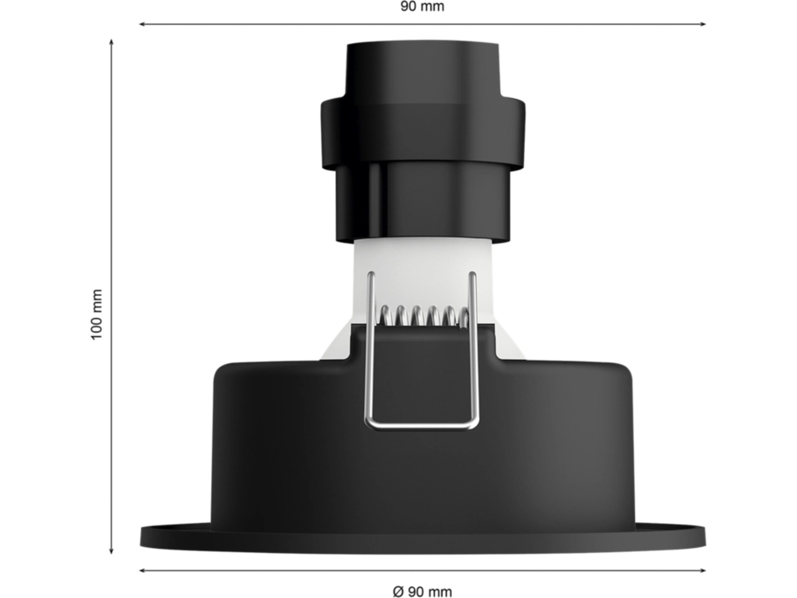Philips Hue Centura indbygningsspot R (sort) Loftlampe