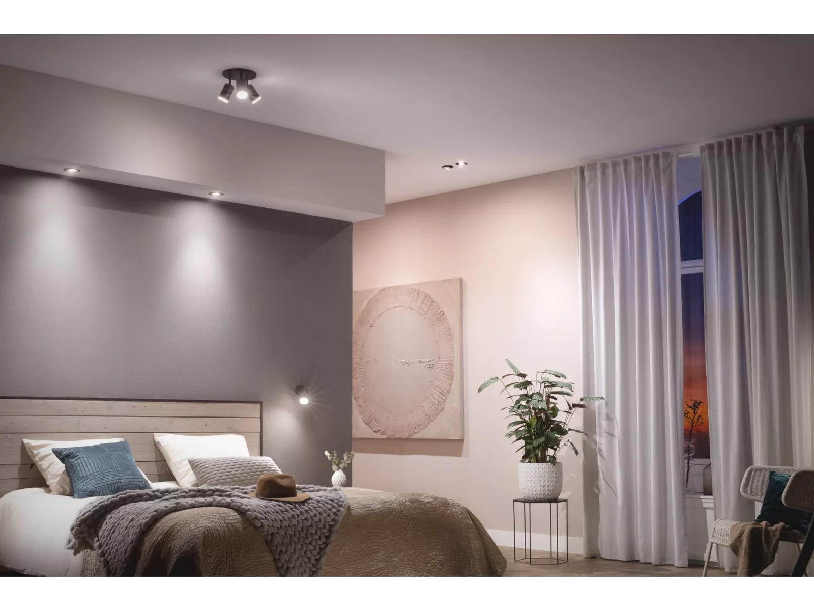Philips Hue Centura indbygningsspot R (sort) Loftlampe
