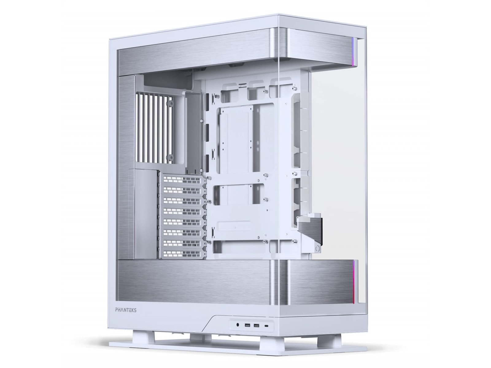 Phanteks Evolv X2 Case Silver White Mid Tower (hvidt) Midi Tower