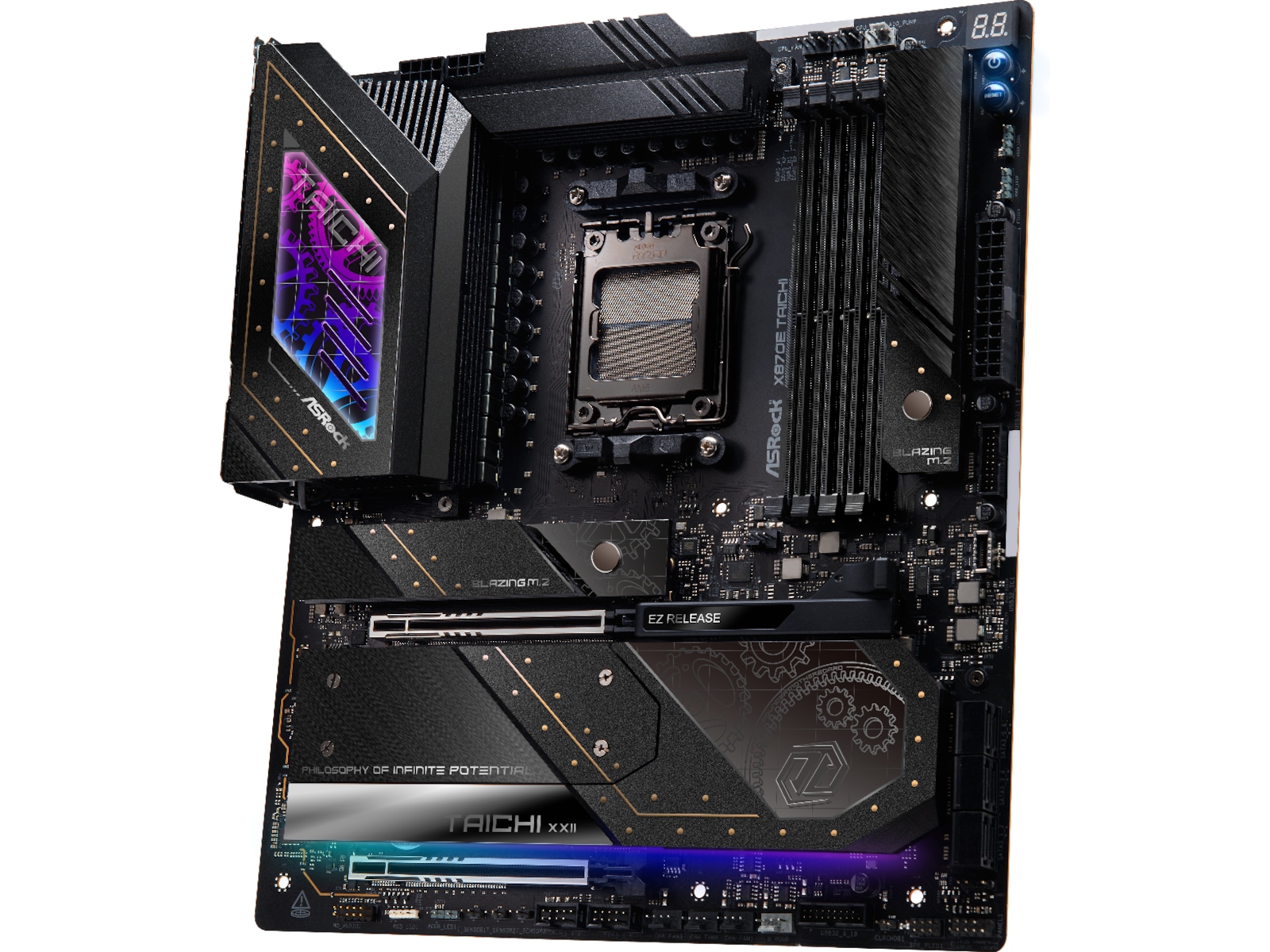 ASRock X870E Taichi Bundkort AMD Socket