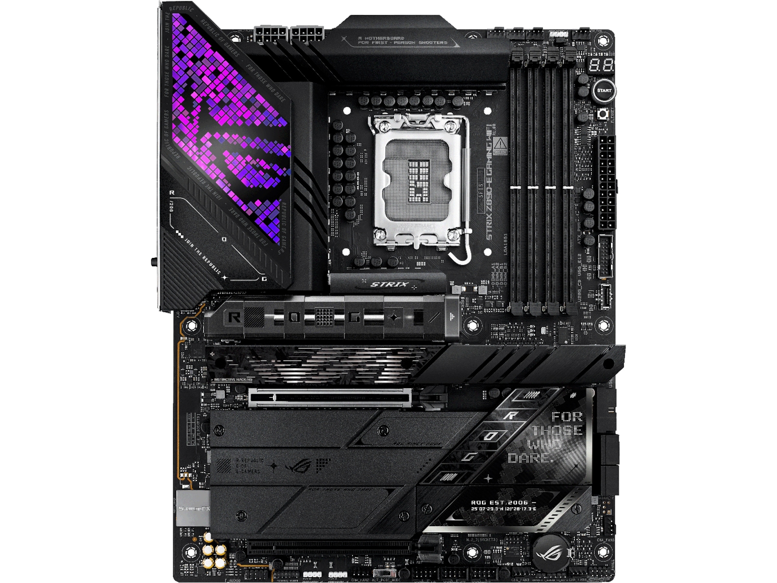 Asus ROG Strix Z890-E Gaming WIFI Moderkort Intel Socket