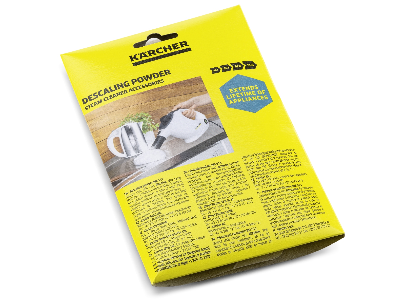 Kärcher RM 511 Afkalkningspulver Tilbehør til støvsugere og rengøring