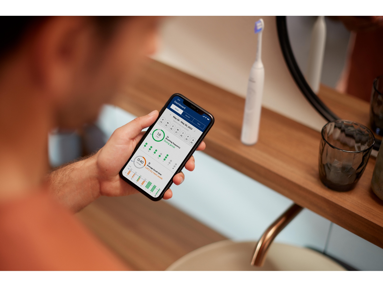 Philips Sonicare Philips HX7410/02 eltandborste Elektriske tandbørster