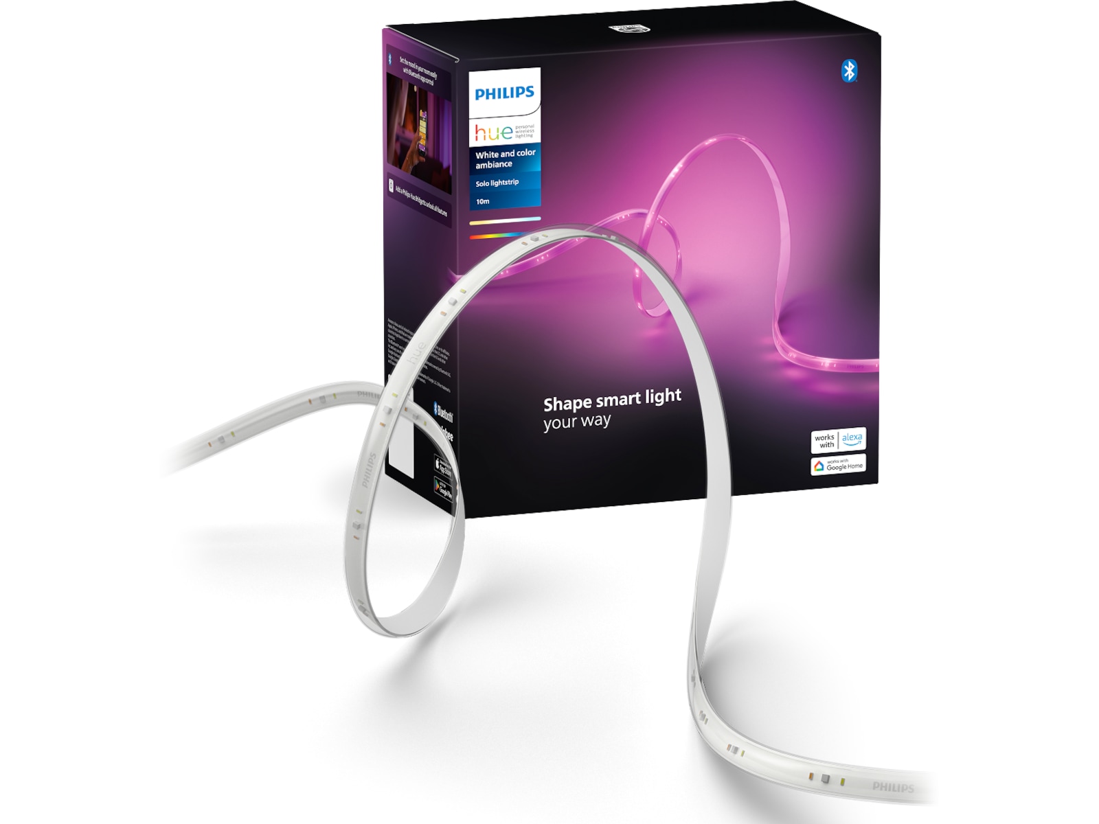 Philips Hue Solo lysstrimmel RGB 10m Led strips & underholdning