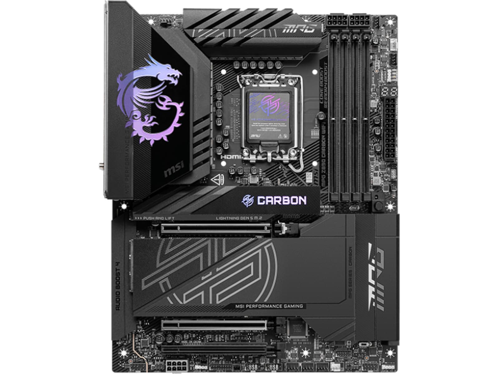 MSI MPG Z890 CARBON WIFI Bundkort Intel Socket