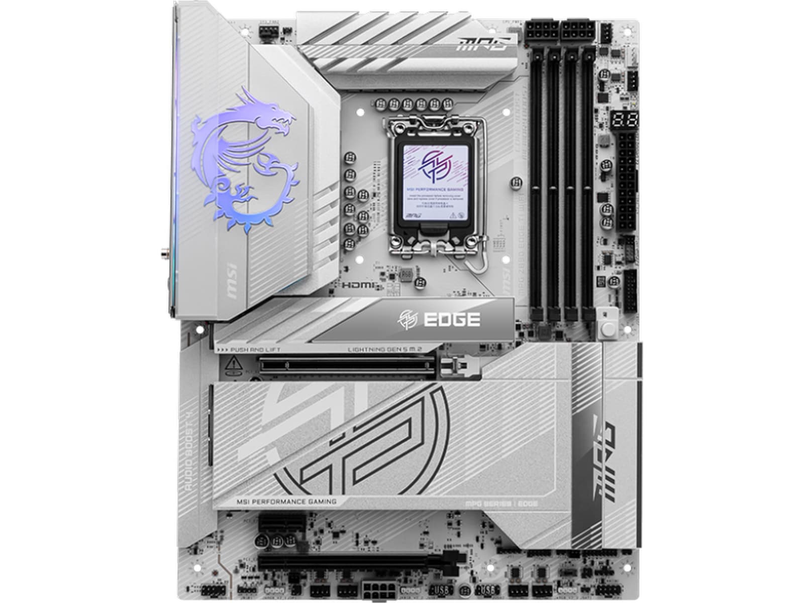 MSI MPG Z890 EDGE TI WIFI Bundkort Intel Socket
