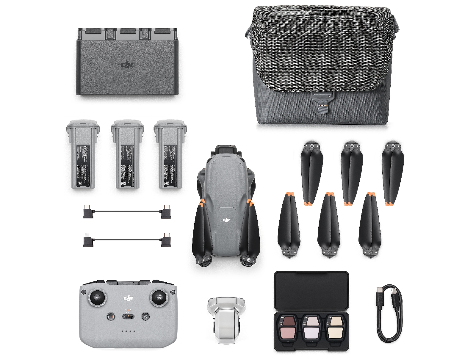 DJI Air 3S Fly More Combo (DJI RC-N3) Droner