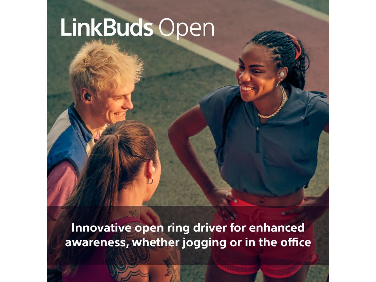 Sony Linkbuds Open True Wireless Earbuds (lilla) In-ear høretelefoner