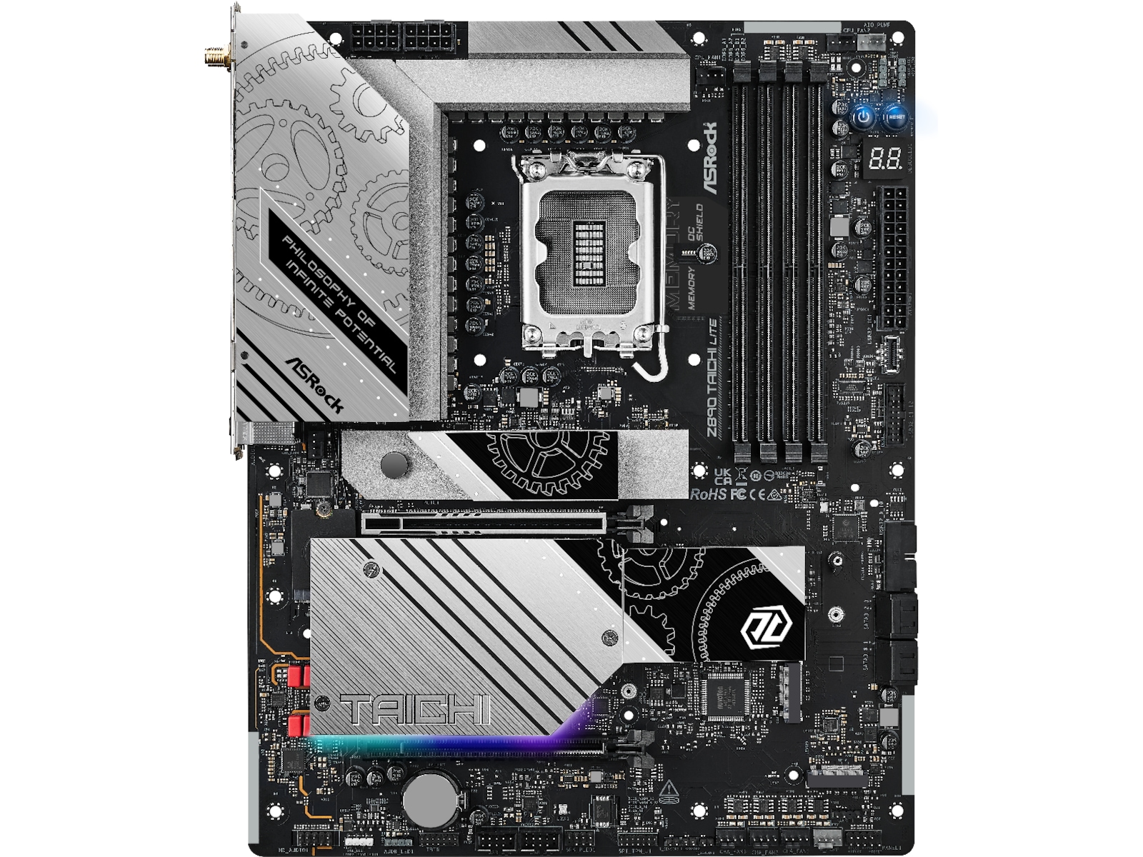 ASRock Z890 TAICHI LITE Bundkort Intel Socket