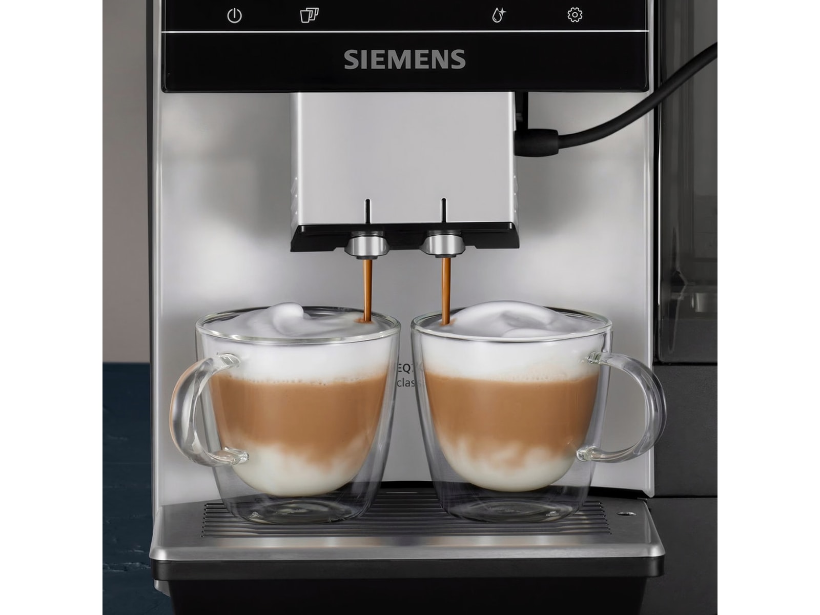 Siemens EQ700 klassisk Automatisk Kaffemaskine (inox/sølv) Espressomaskiner