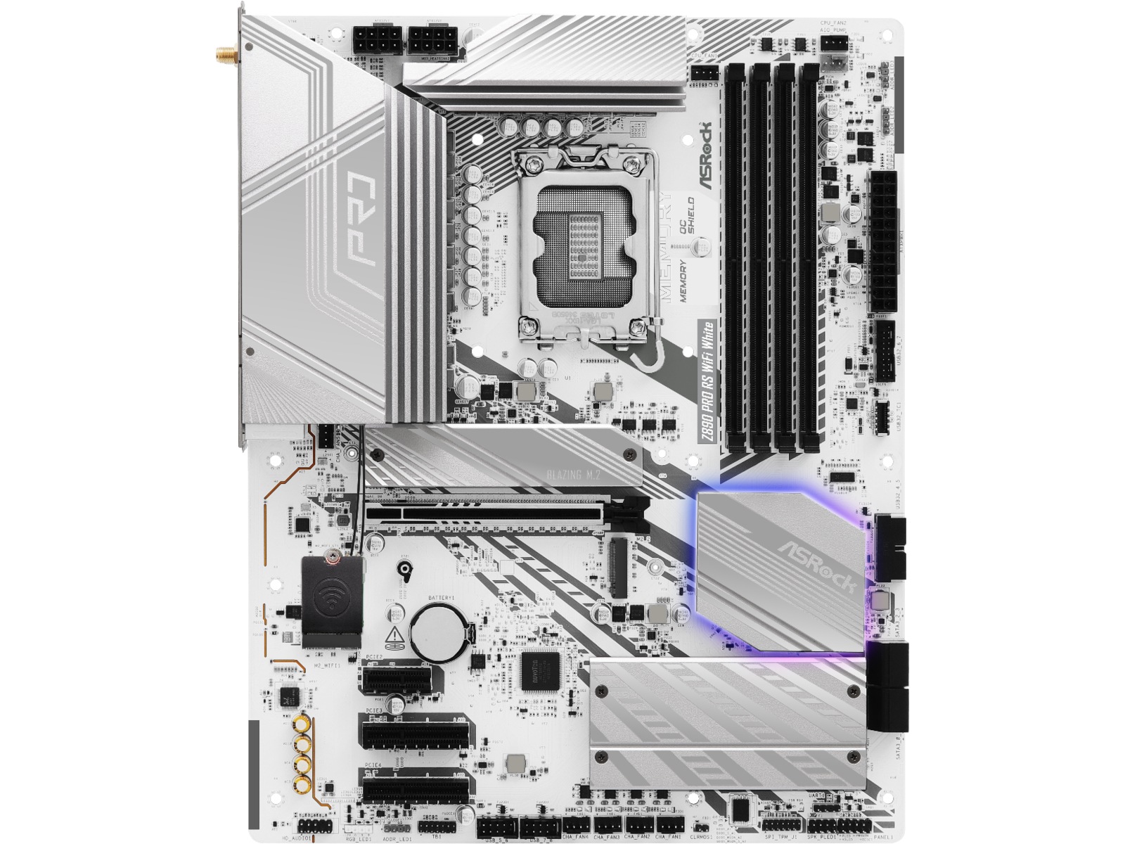 ASRock Z890 PRO RS WIFI Bundkort (hvidt) Intel Socket