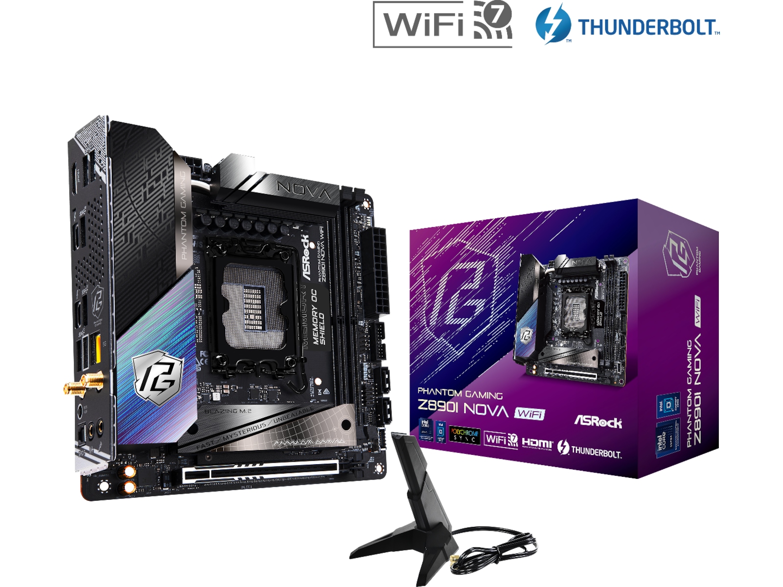 ASRock Z890I NOVA WIFI Bundkort Intel Socket