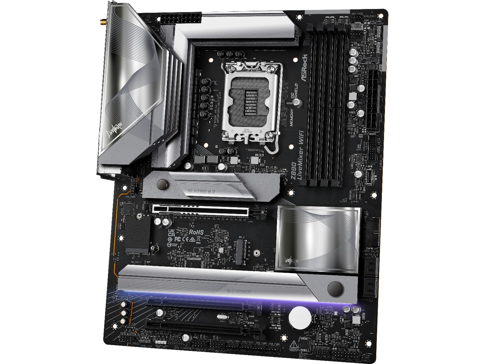 ASRock Z890 LIVEMIXER WIFI Bundkort Intel Socket