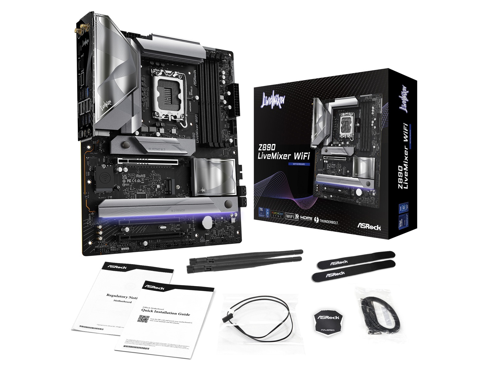 ASRock Z890 LIVEMIXER WIFI Bundkort Intel Socket