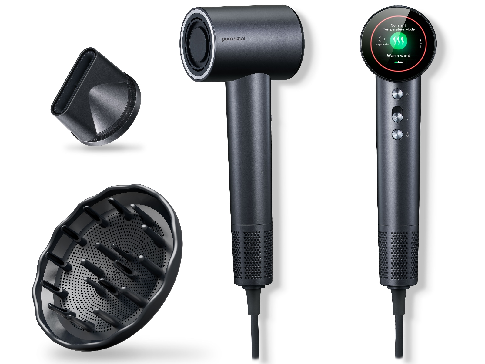 PureSense PSHD500 Hårtørrer Hårpleje & styling