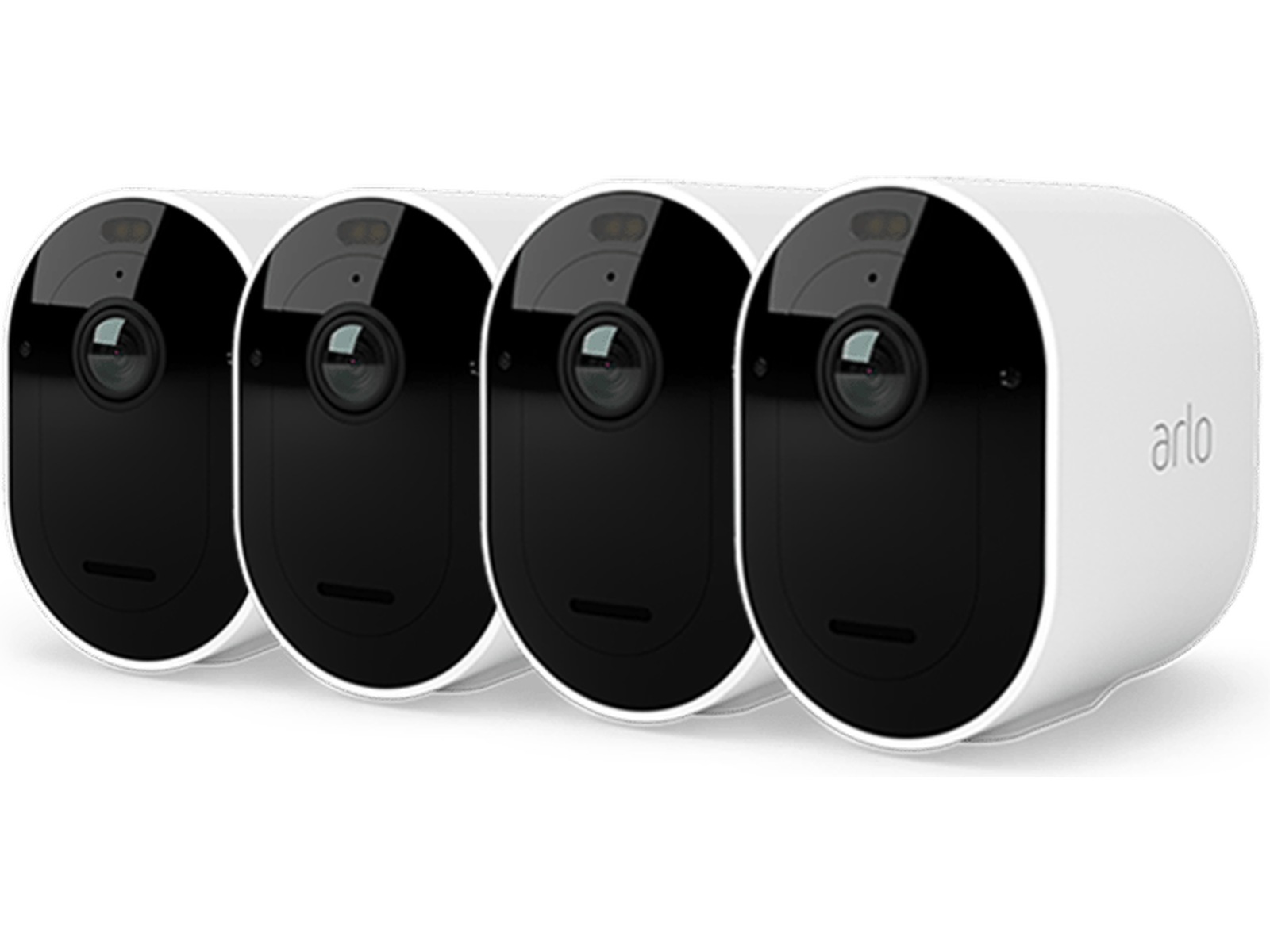 Arlo Pro 5 2K sikkerhedskamera 4-pak (hvid) Overvågningskameraer