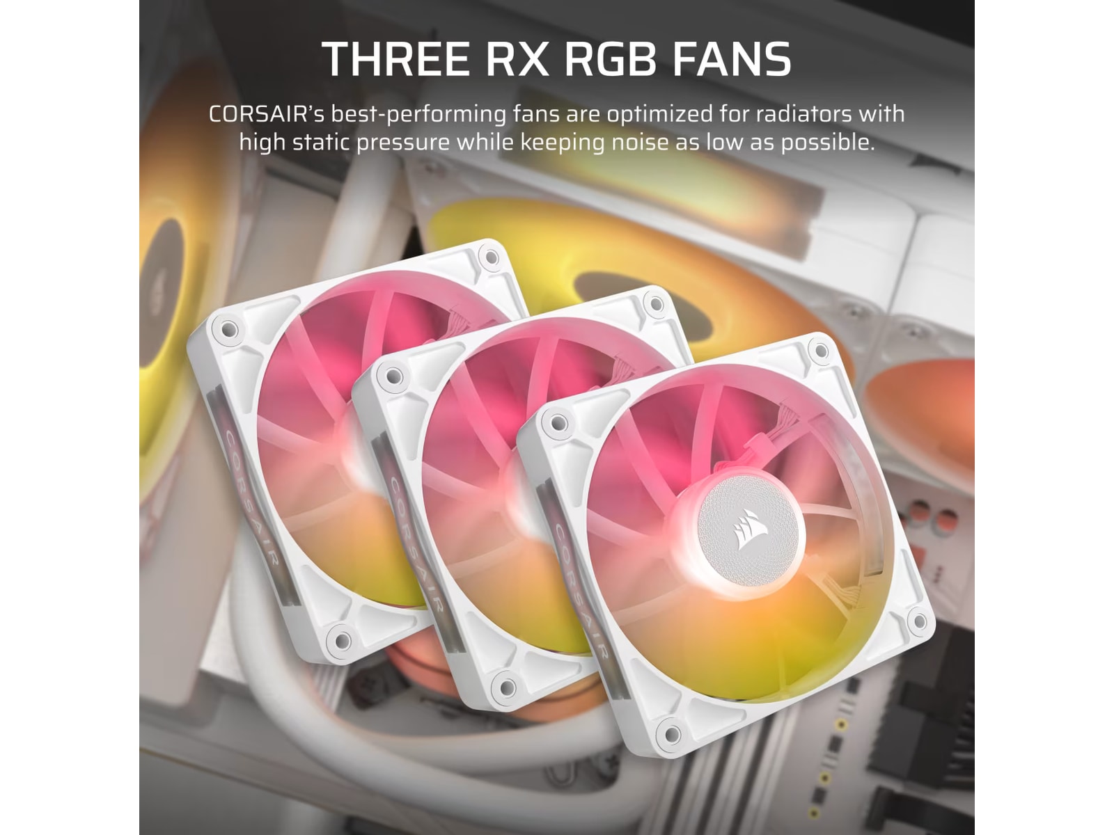 Corsair iCUE LINK TITAN 360 RX LCD AIO Køler (hvidt) CPU - Vandkøling