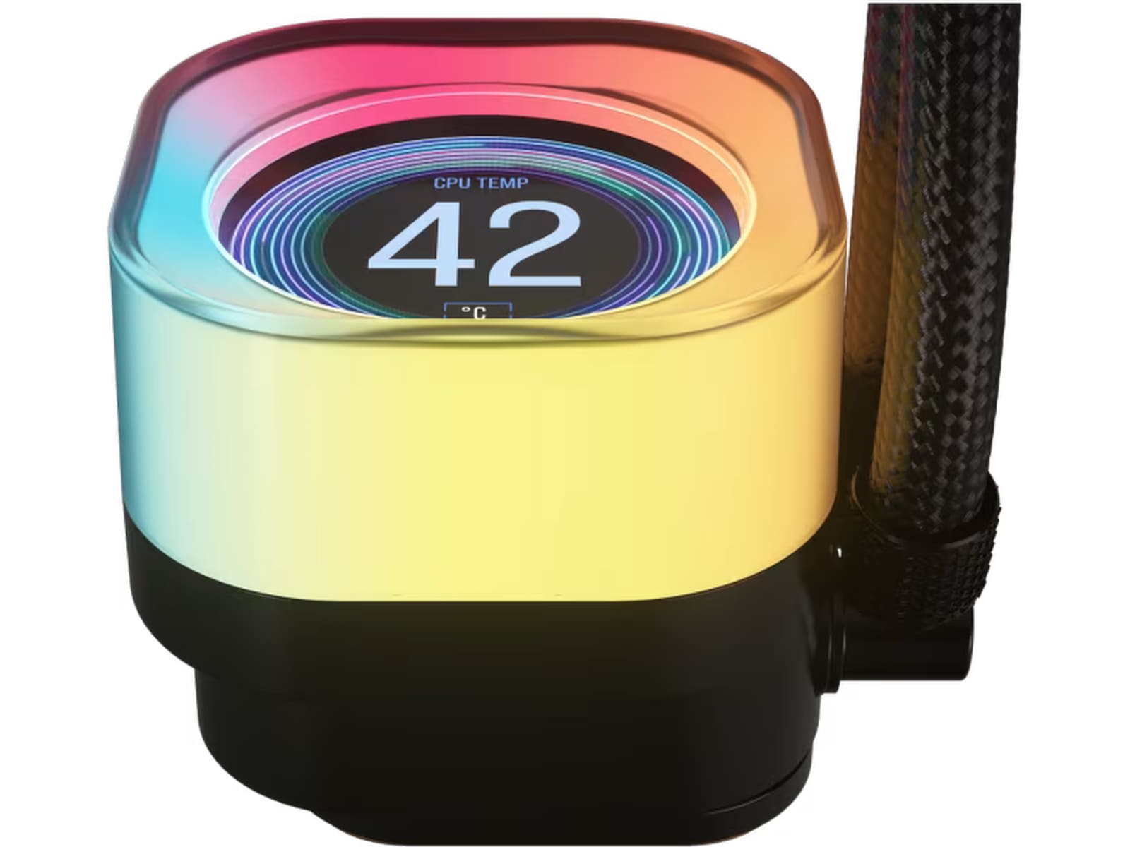 Corsair iCUE LINK TITAN 360 RX LCD AIO Køler (sort) CPU - Vandkøling