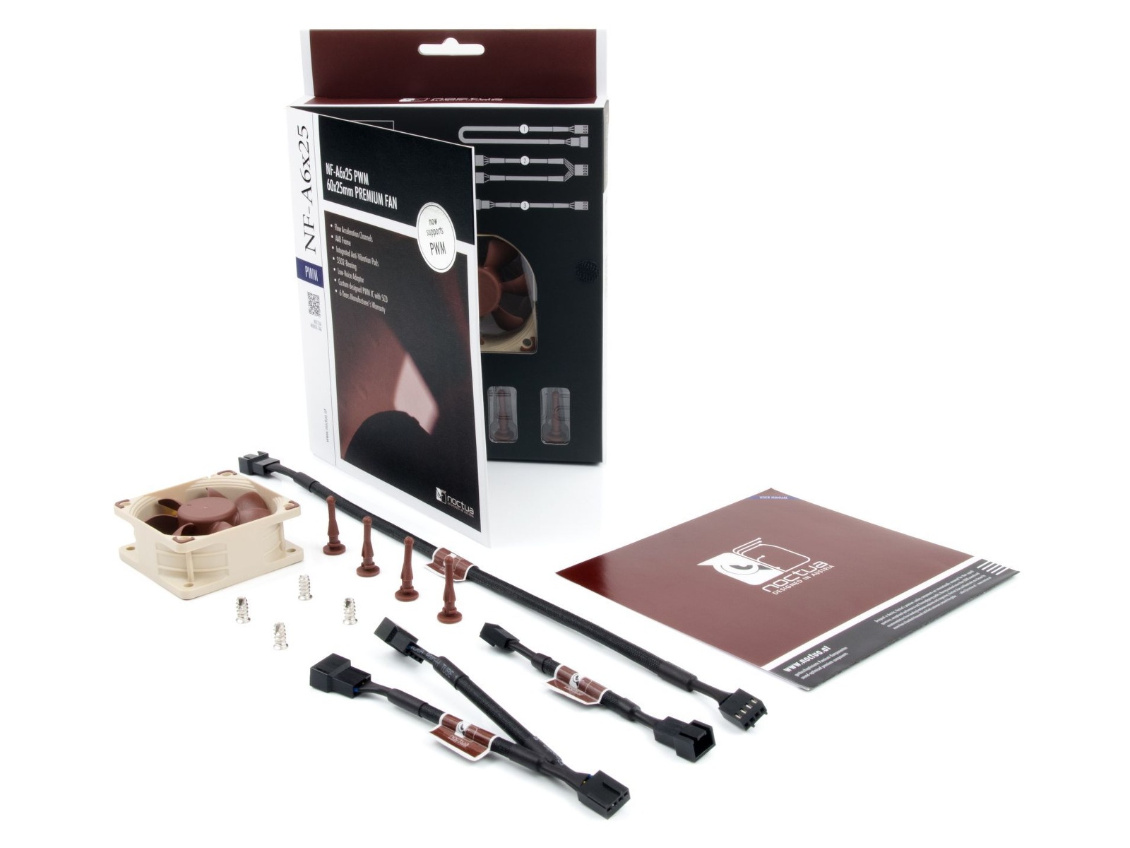 Noctua NF-A6x25 PWM Ventilator Blæsere