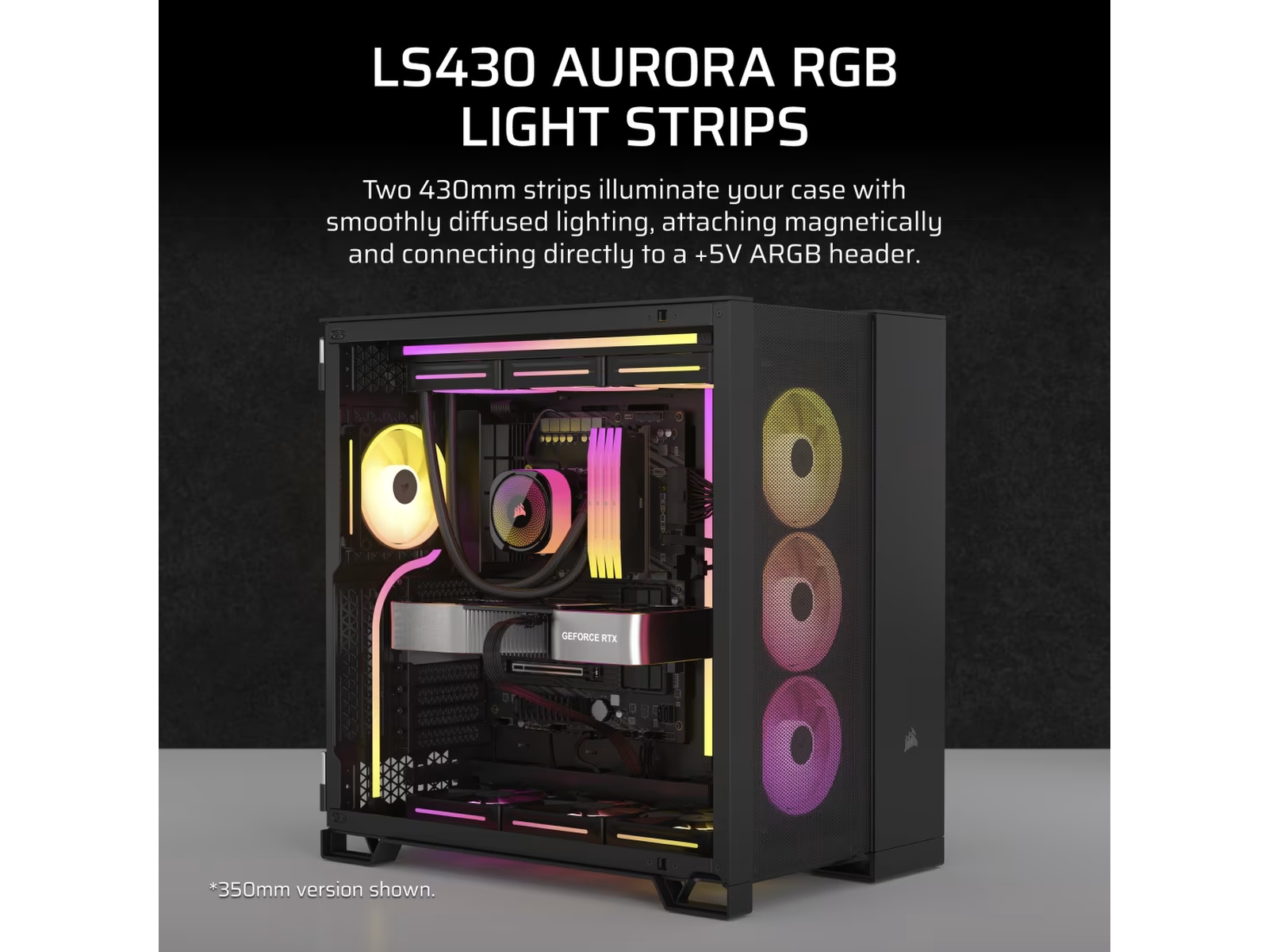 Corsair iCUE Link LS430 Aurora RGB Light Strips Diverse