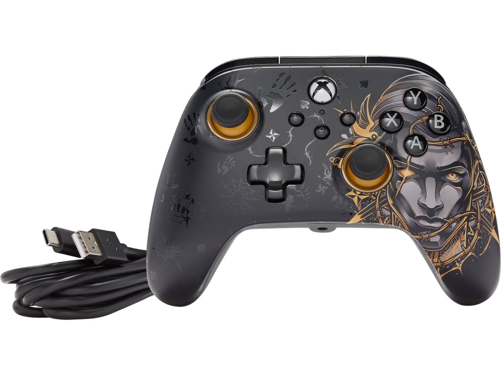 PowerA Xbox Series X/S Controller (Midas) Tilbehør til spilkonsoller
