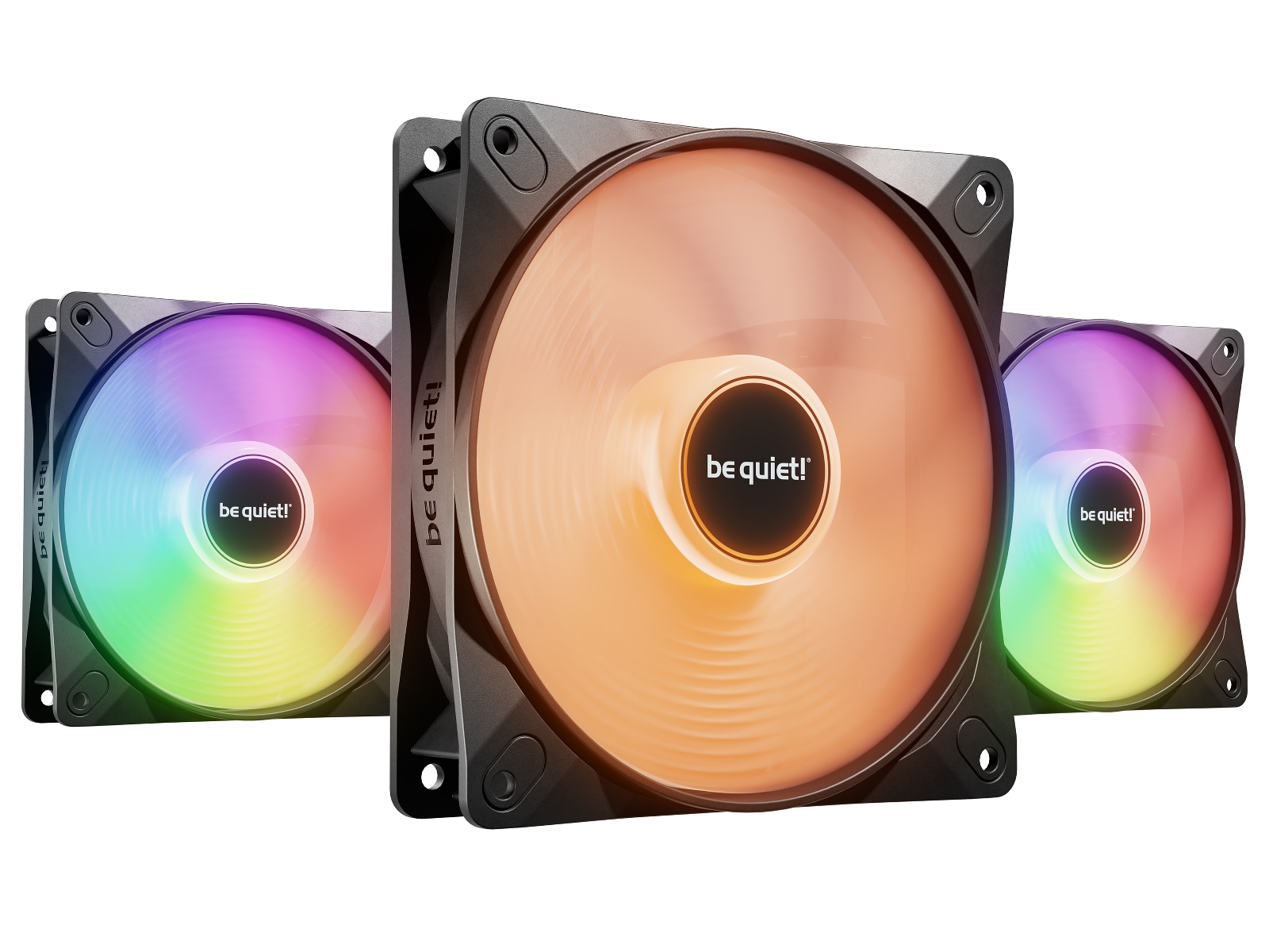 be quiet! LIGHT WINGS LX 120 PWM Ventilator 3pk (sort) Blæsere