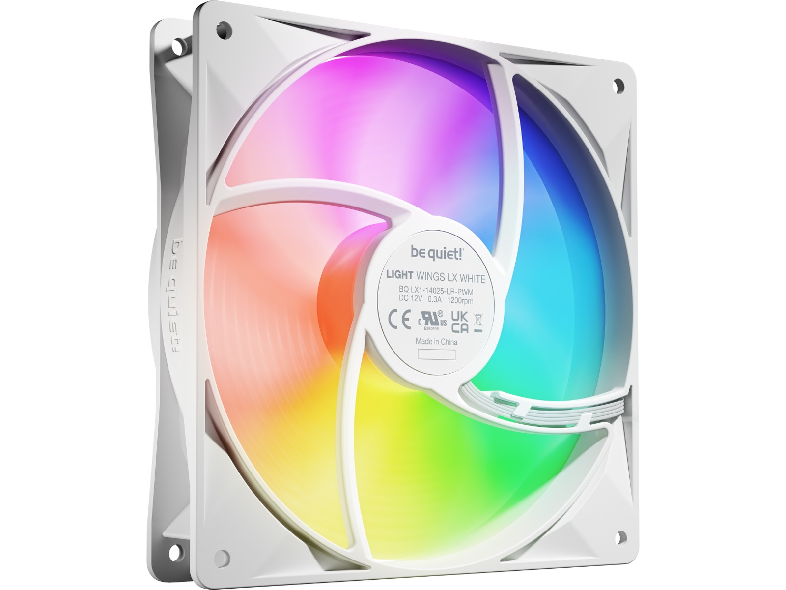 be quiet! LIGHT WINGS LX 140 PWM Ventilator 3pk (hvidt) Blæsere