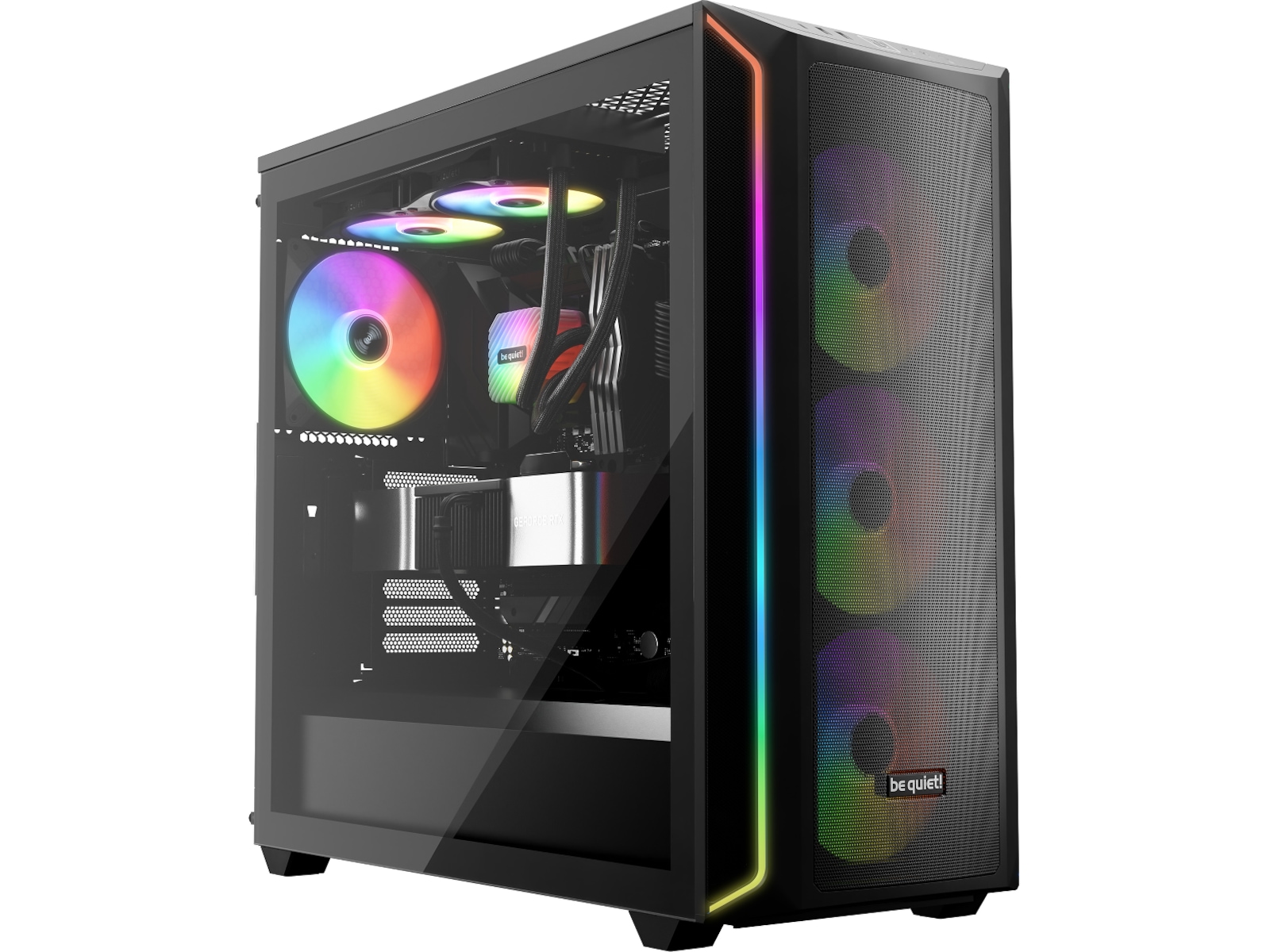 be quiet! LIGHT WINGS LX 140 PWM Ventilator 3pk (sort) Blæsere