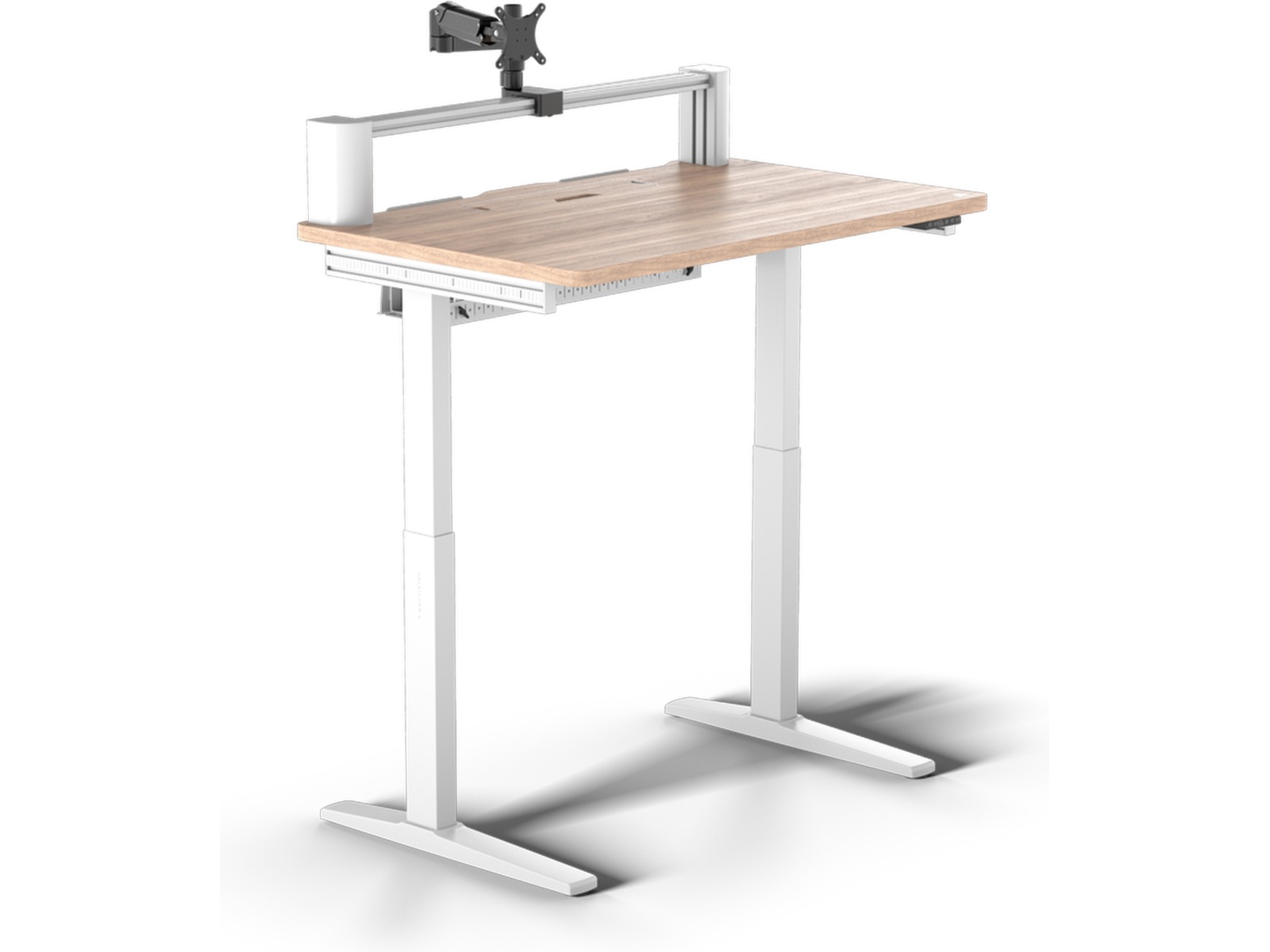 Corsair Platform:4 Elevate skrivebord (hvid/lyst træ) Gamingdesk