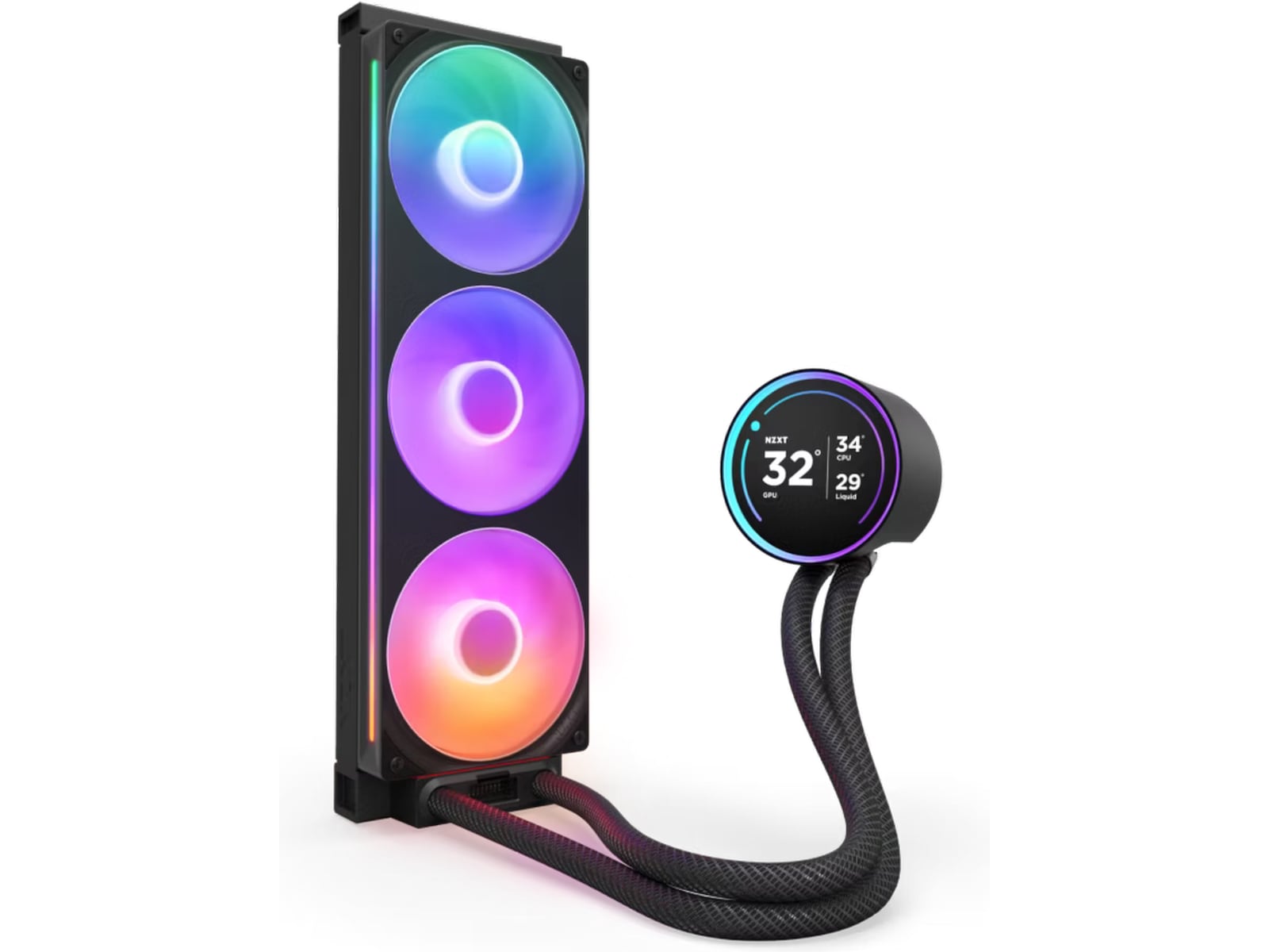 NZXT Kraken 360 Elite V2 2024 RGB Køler (sort) CPU - Vandkøling