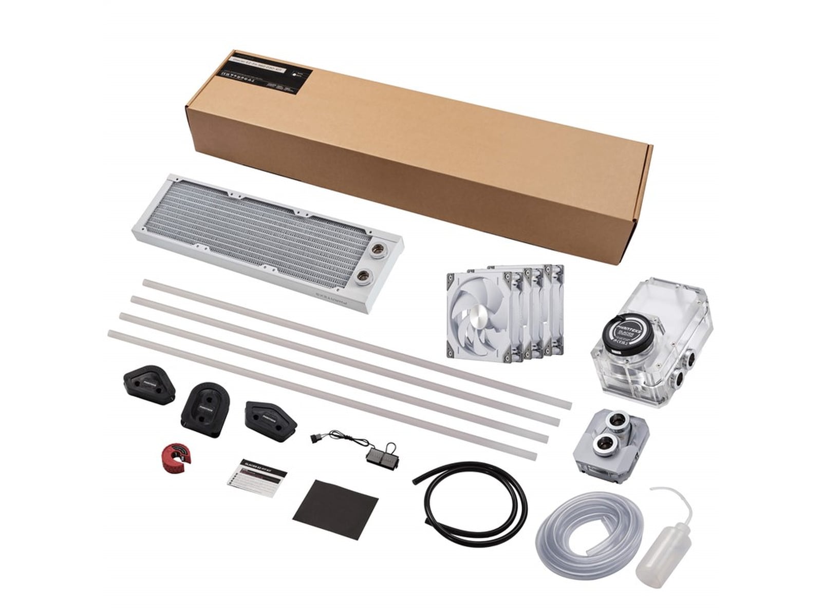Phanteks Glacier EZ-Fit 360 D30-KIT (hvidt) Vandkøling