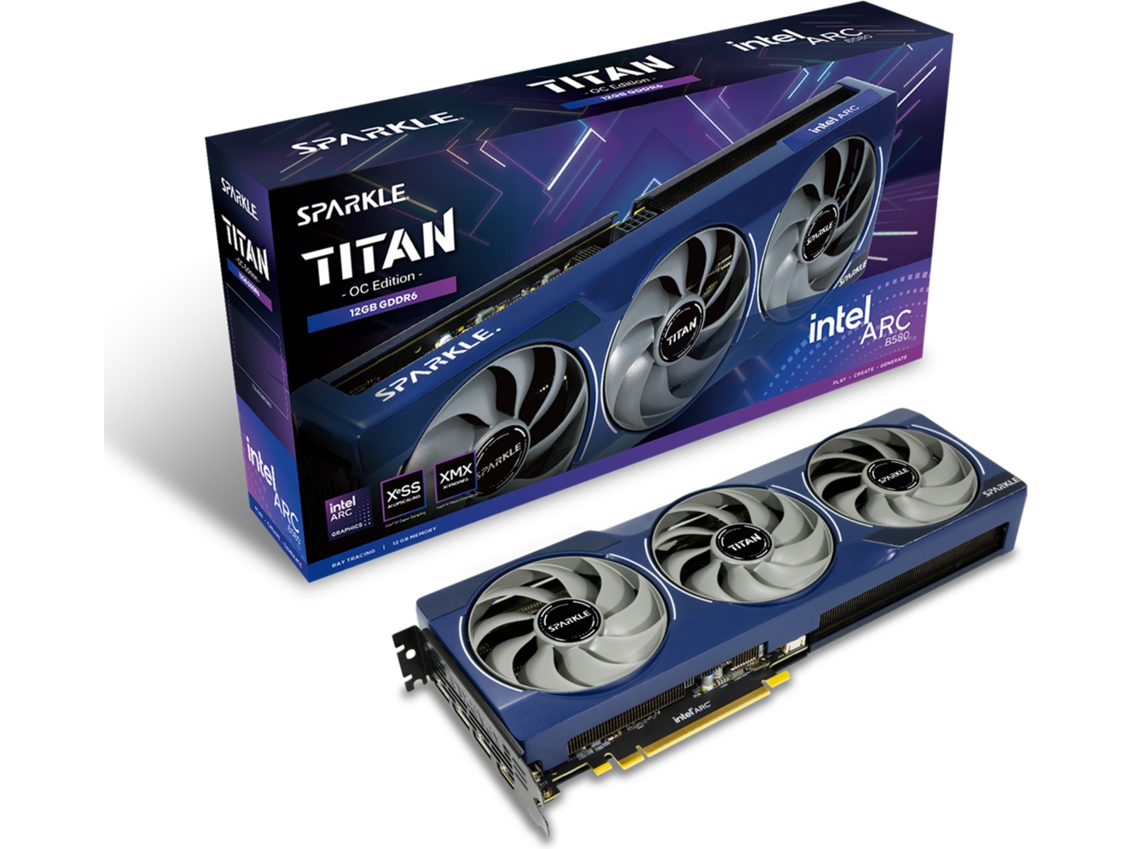 SPARKLE Intel Arc B580 TITAN OC Grafikkort