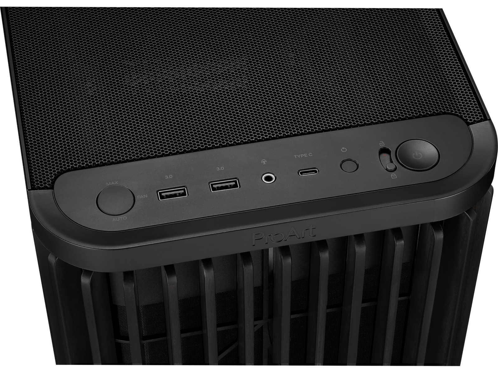 Asus Proart PA401 Wood TG PWM Mid Tower (sort) Midi Tower