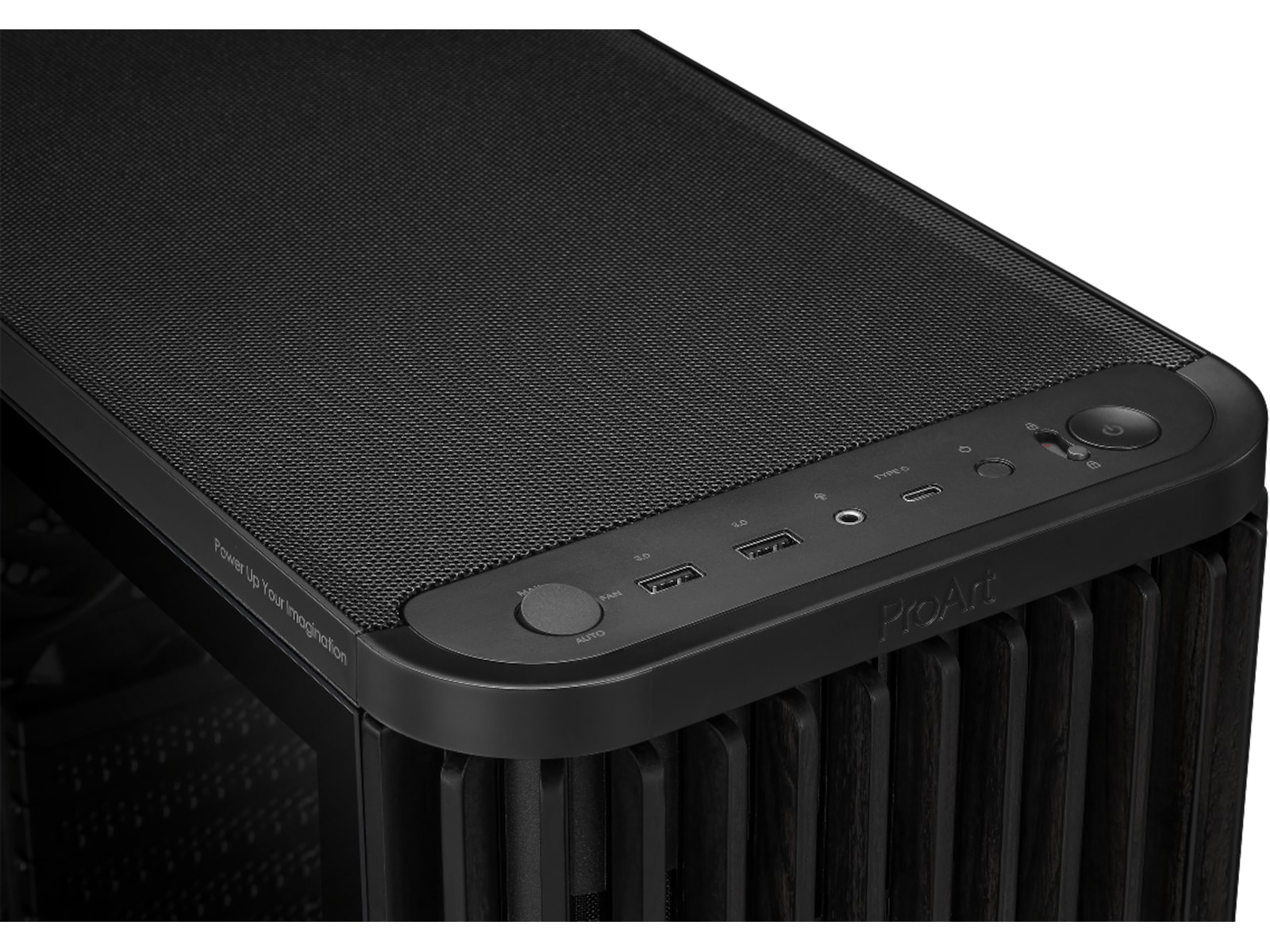 Asus Proart PA401 Wood TG PWM Mid Tower (sort) Midi Tower