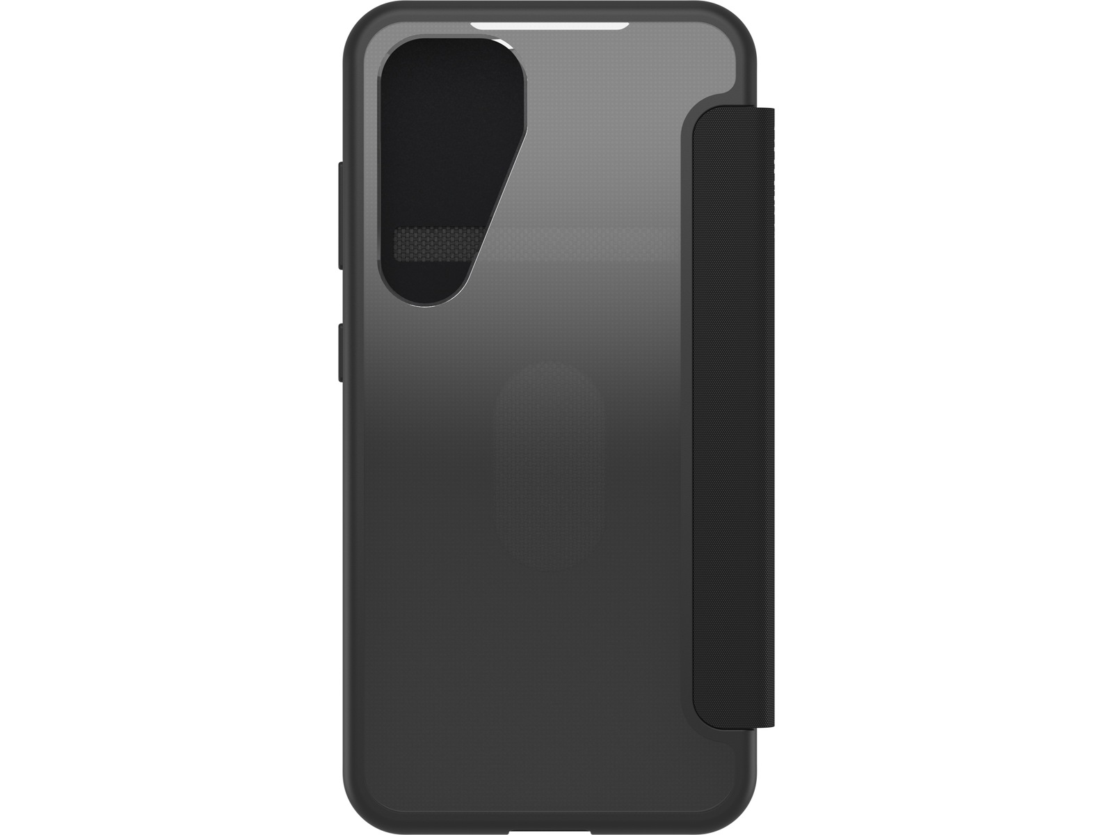 OtterBox Galaxy S25 React Folio (gennemsigtig/sort) Mobilcover