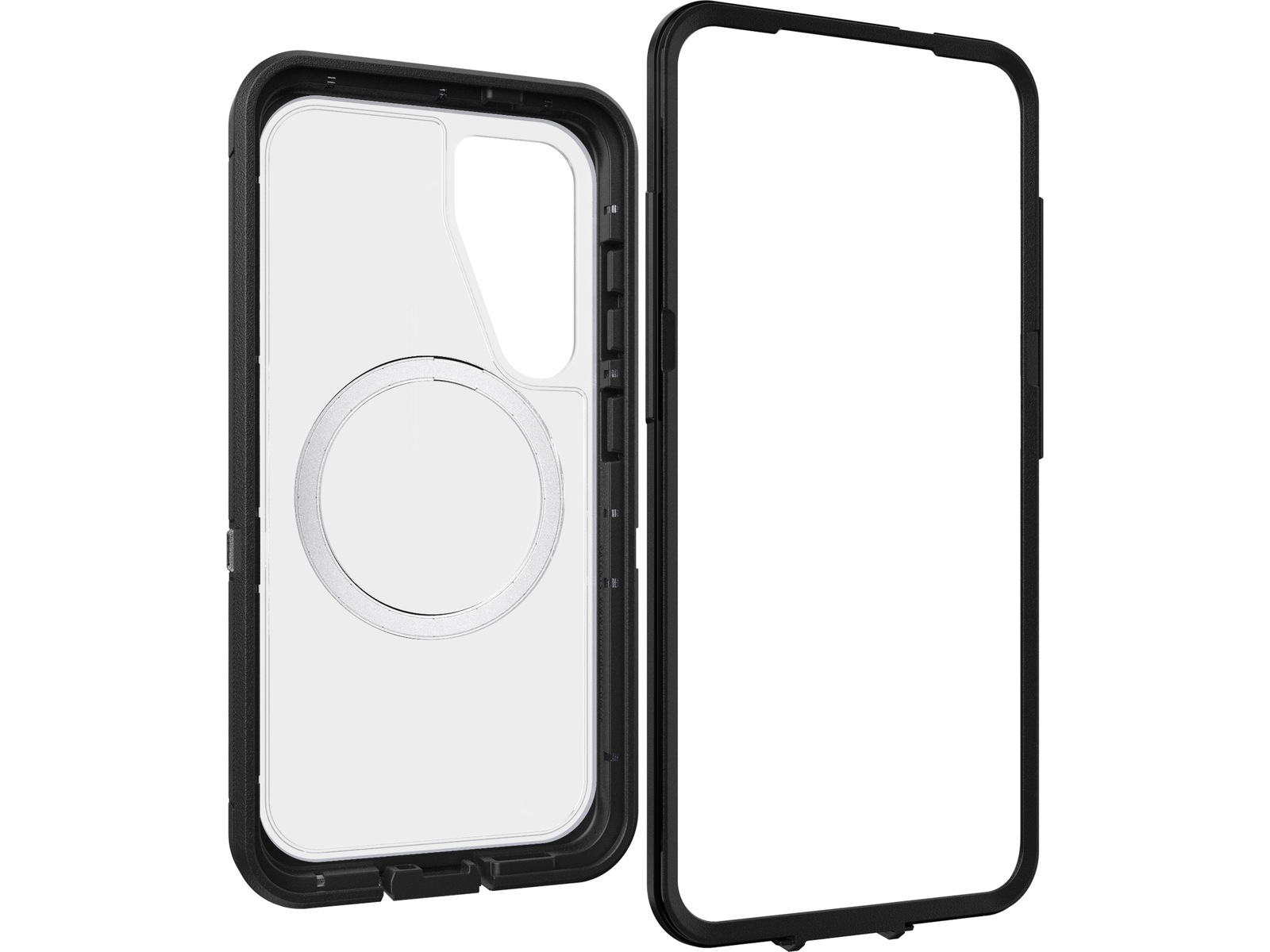 OtterBox Galaxy S25 Defender XT cover (gennemsigtig/sort) Mobilcover