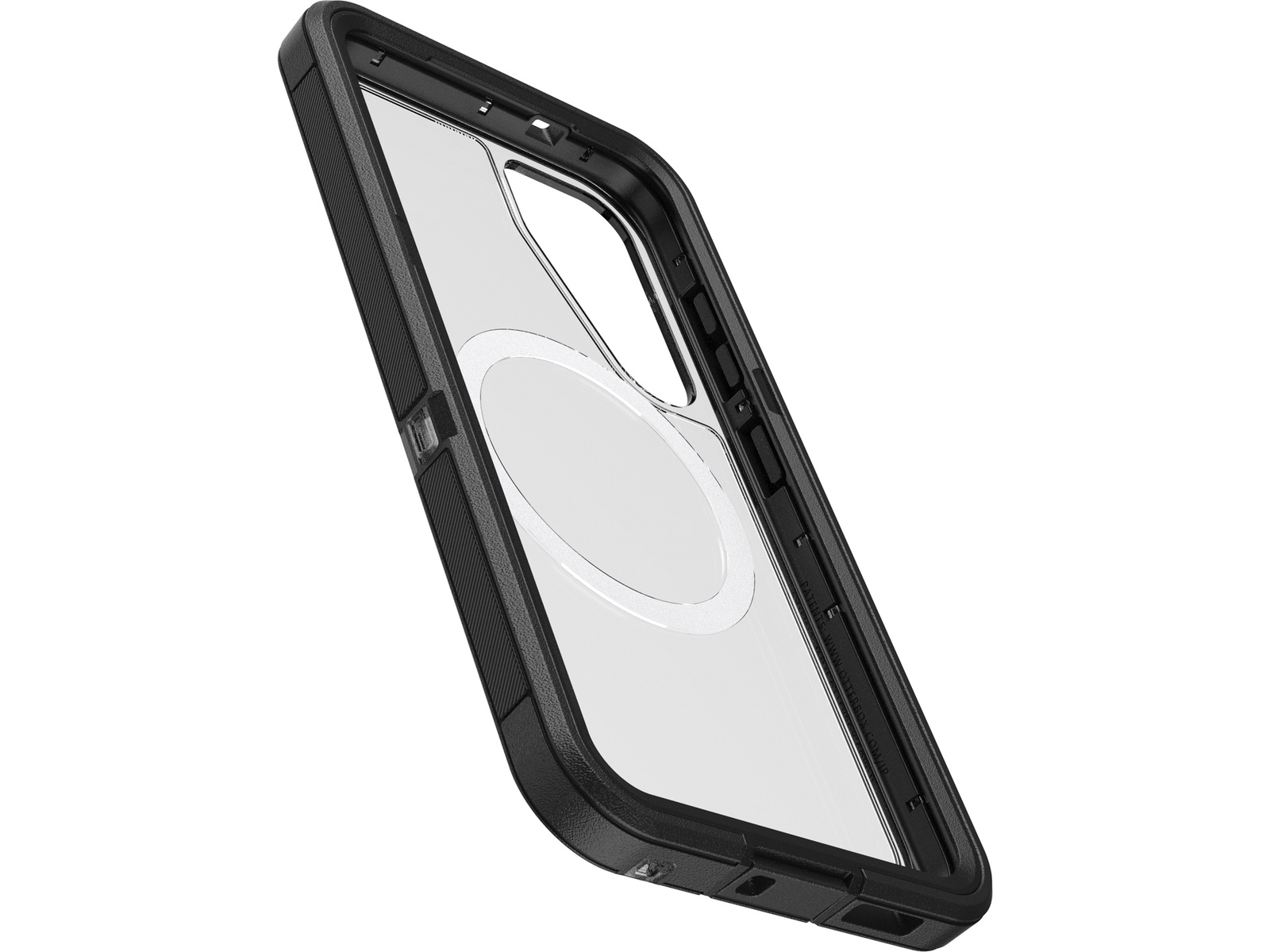 OtterBox Galaxy S25 Defender XT cover (gennemsigtig/sort) Mobilcover