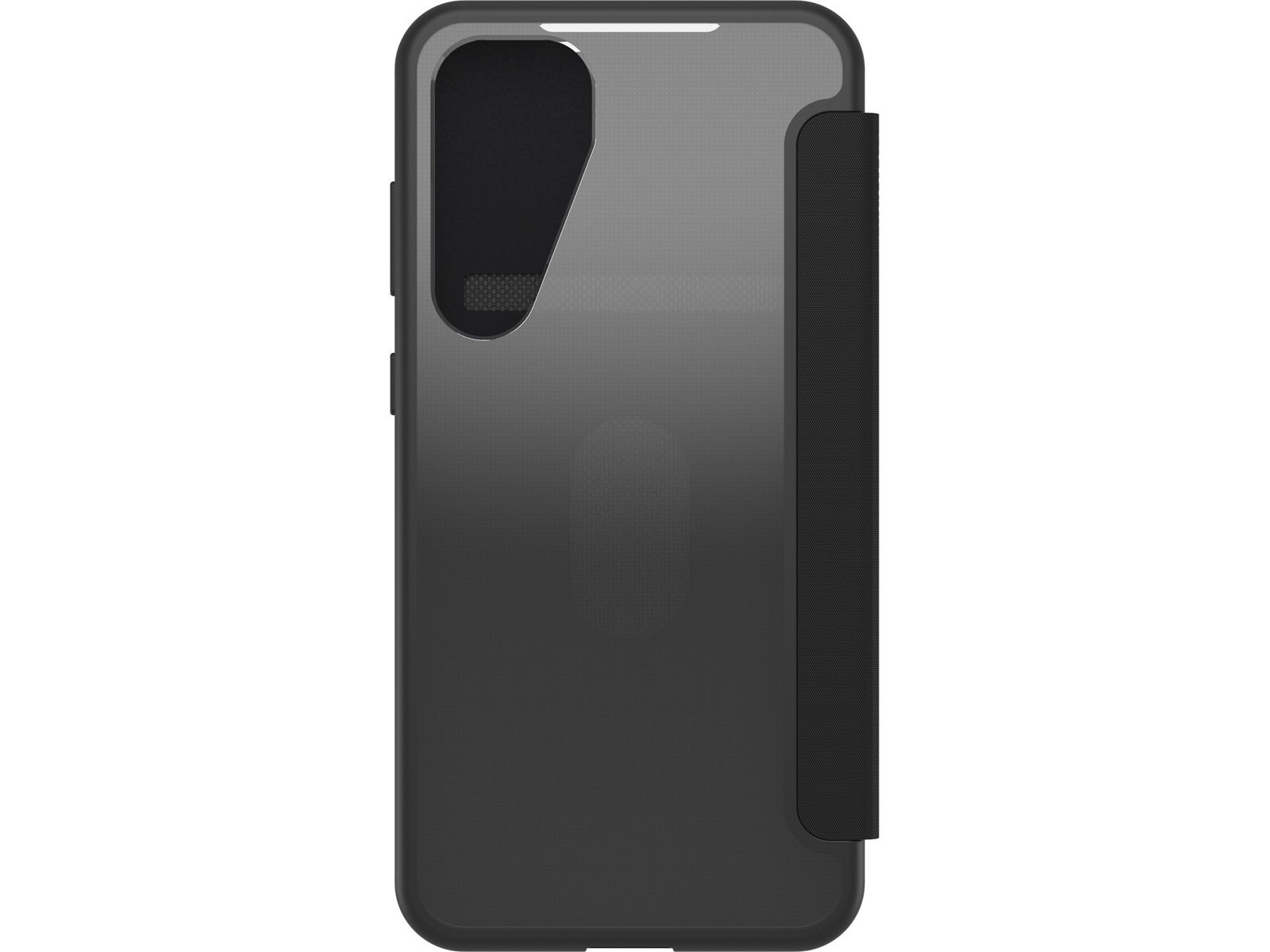 OtterBox Galaxy S25+ React Folio (gennemsigtig/sort) Mobilcover