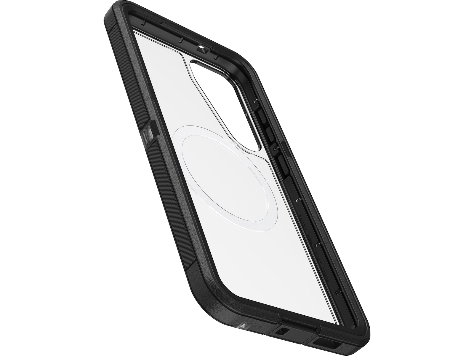 OtterBox Galaxy S25+ Defender XT cover (gennemsigtig/sort) Mobilcover