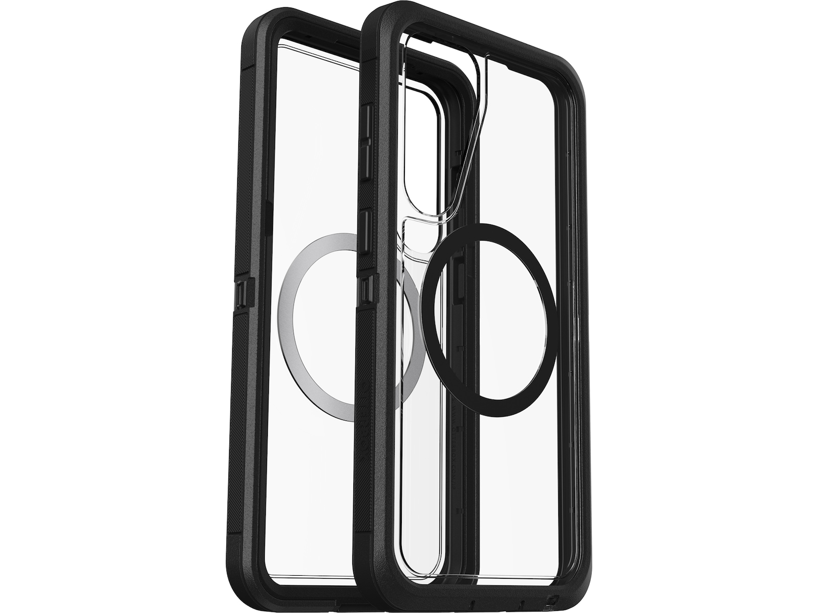 OtterBox Galaxy S25+ Defender XT cover (gennemsigtig/sort) Mobilcover