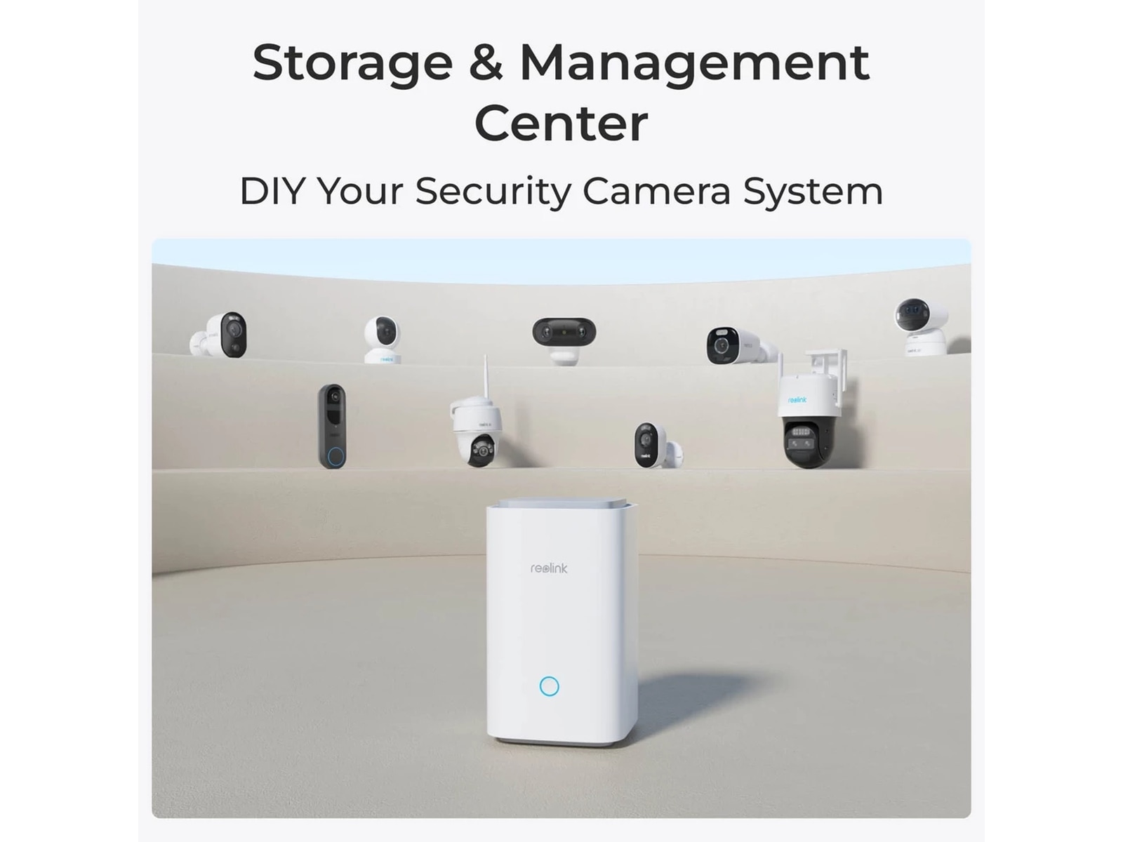 Realink Reolink Hub med 2x B310 overvågningskameraer Overvågningskameraer