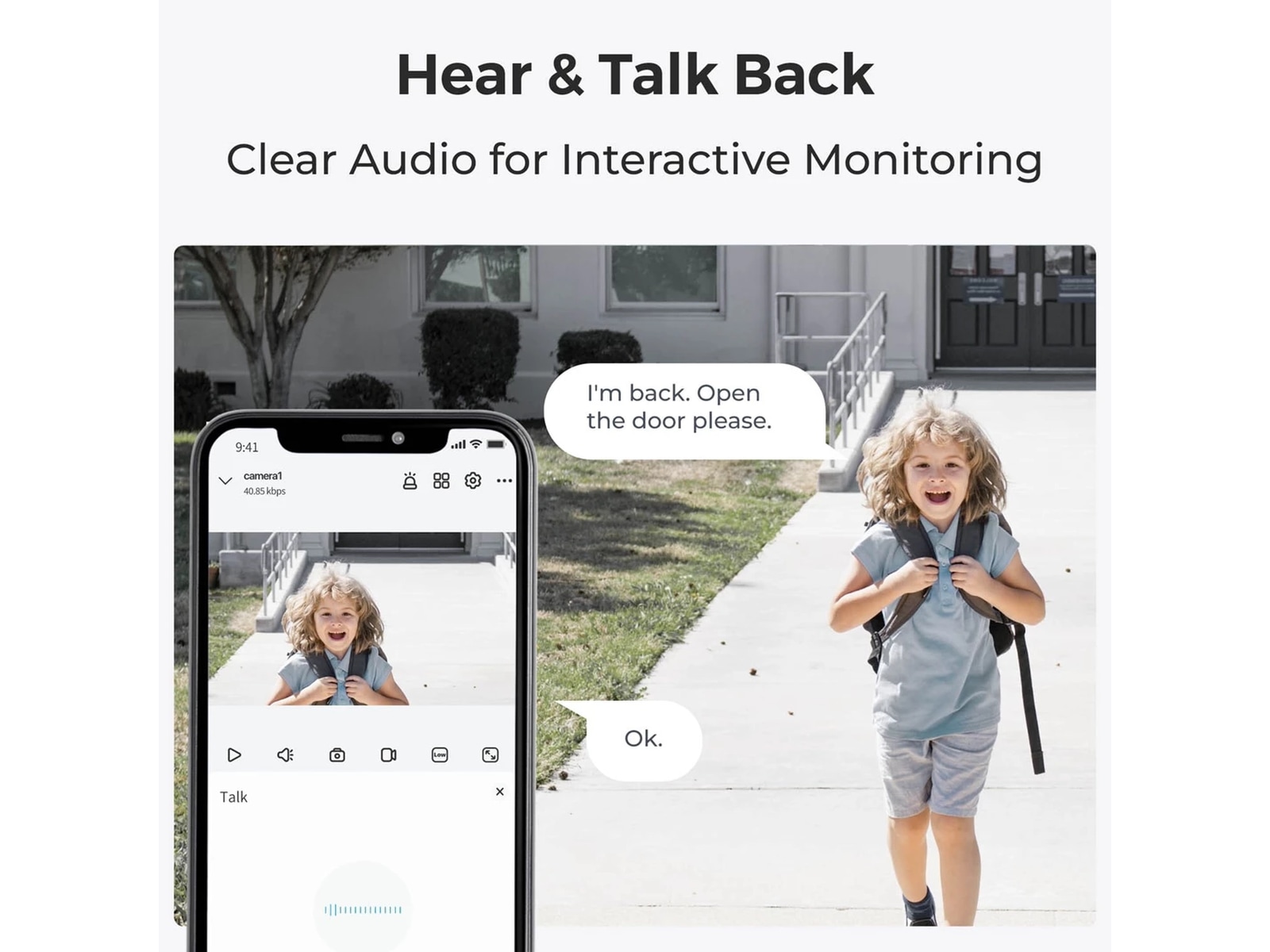Realink Reolink Hub med 2x B310 overvågningskameraer Overvågningskameraer