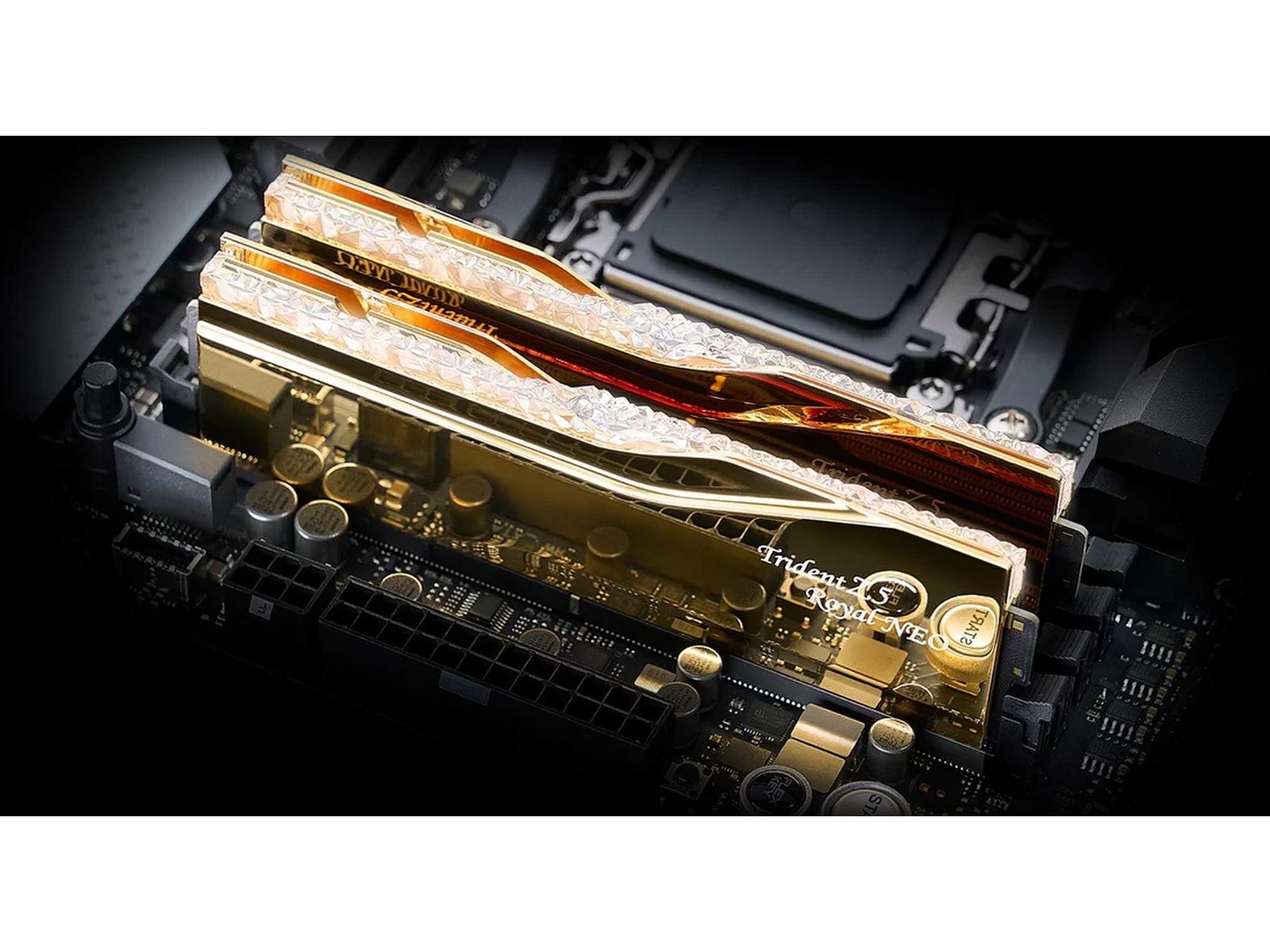 G.Skill Trident Z5 ROYAL NEO Gold 8000Mhz DDR5 32GB RGB Hukommelse (RAM)