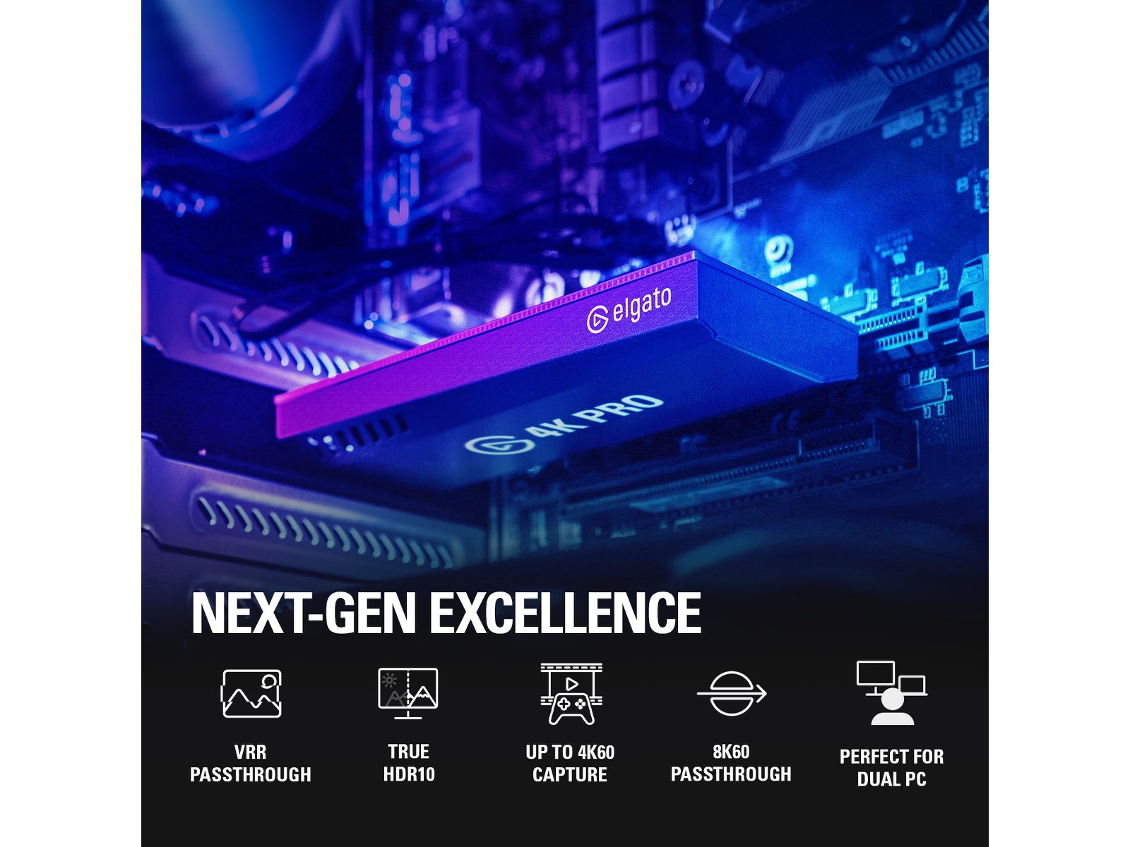 Elgato Game Capture 4K Pro Capture og streamning