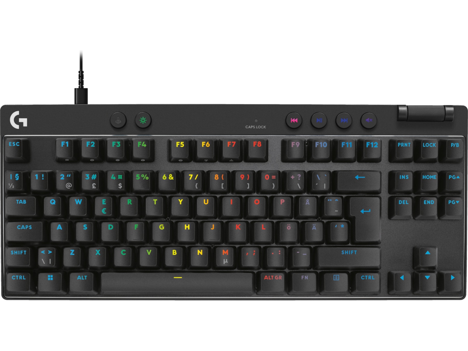 Logitech G Pro X TKL Rapid gamingtastatur (sort) Gamingkeyboard