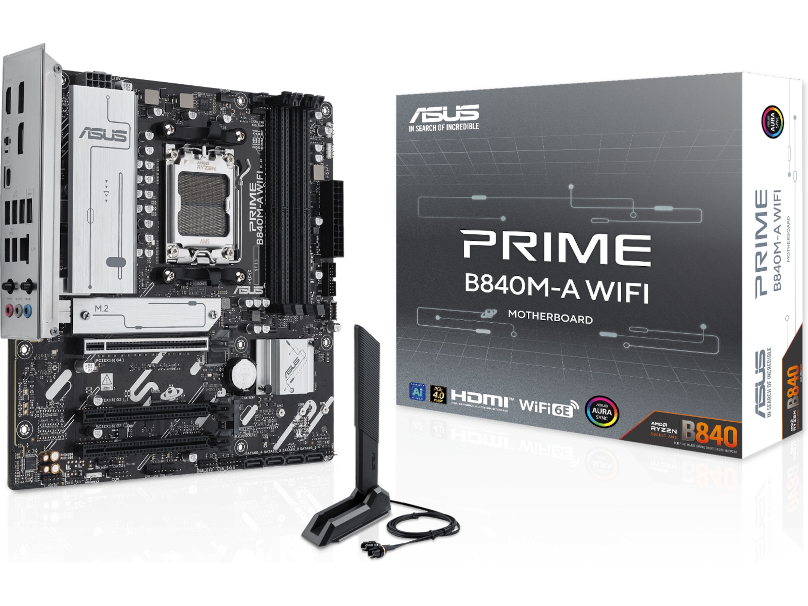 ASUS PRIME B840M-A WIFI Bundkort AMD Socket