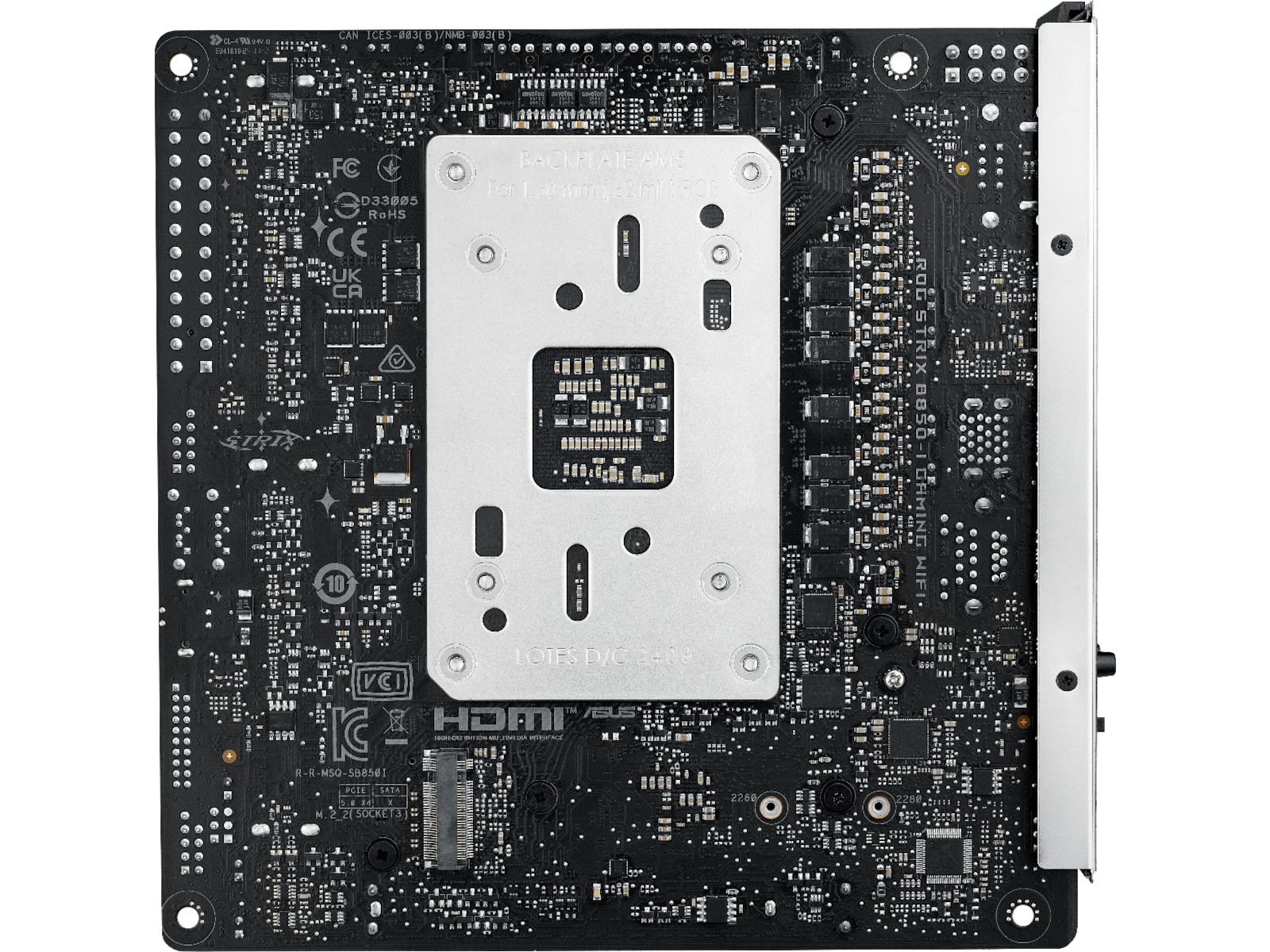 ASUS ROG STRIX B850-I GAMING WIFI Bundkort AMD Socket