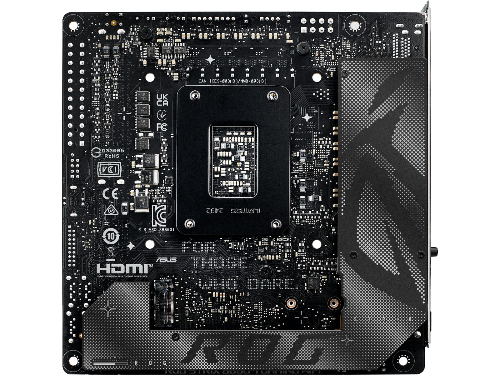ASUS ROG STRIX B860-I GAMING WIFI Bundkort Intel Socket