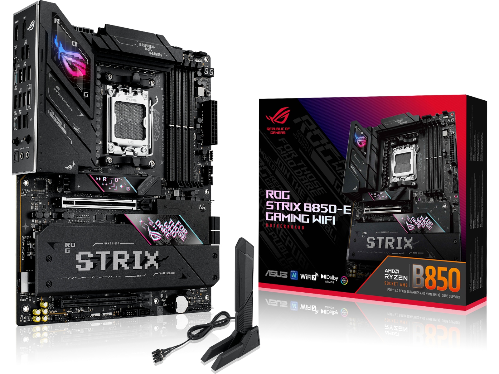 ASUS ROG STRIX B850-E GAMING WIFI Bundkort AMD Socket