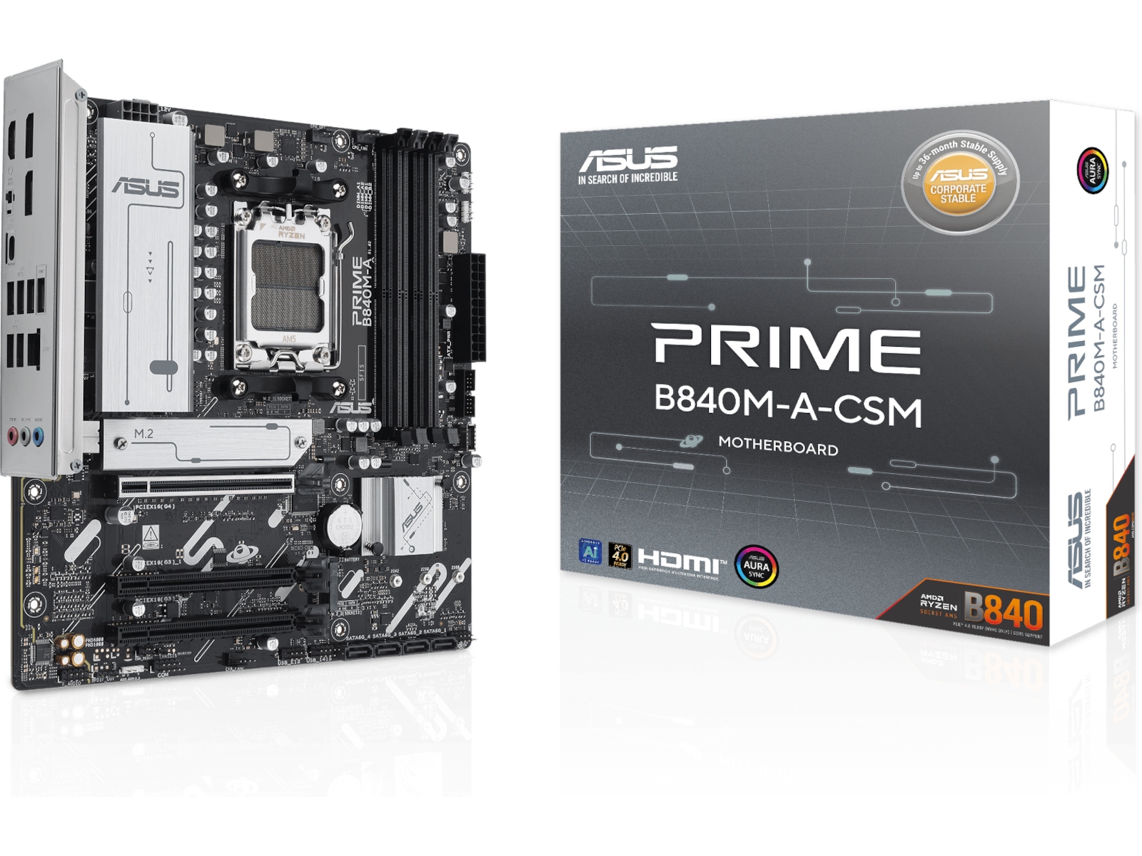 ASUS PRIME B840M-A-CSM Bundkort AMD Socket